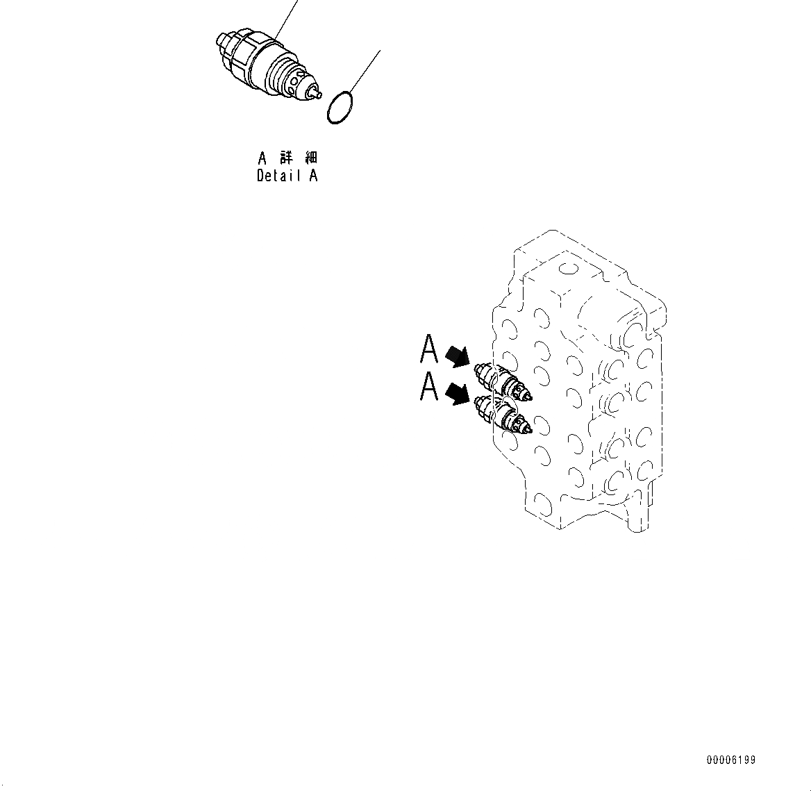 Схема запчастей Komatsu PC800-8E0 - УПРАВЛЯЮЩ. КЛАПАН, 4-Х СЕКЦИОНН. (/7) (№-) УПРАВЛЯЮЩ. КЛАПАН, ДЛЯ ПРЯМАЯ ЛОПАТА CONFIGURATION