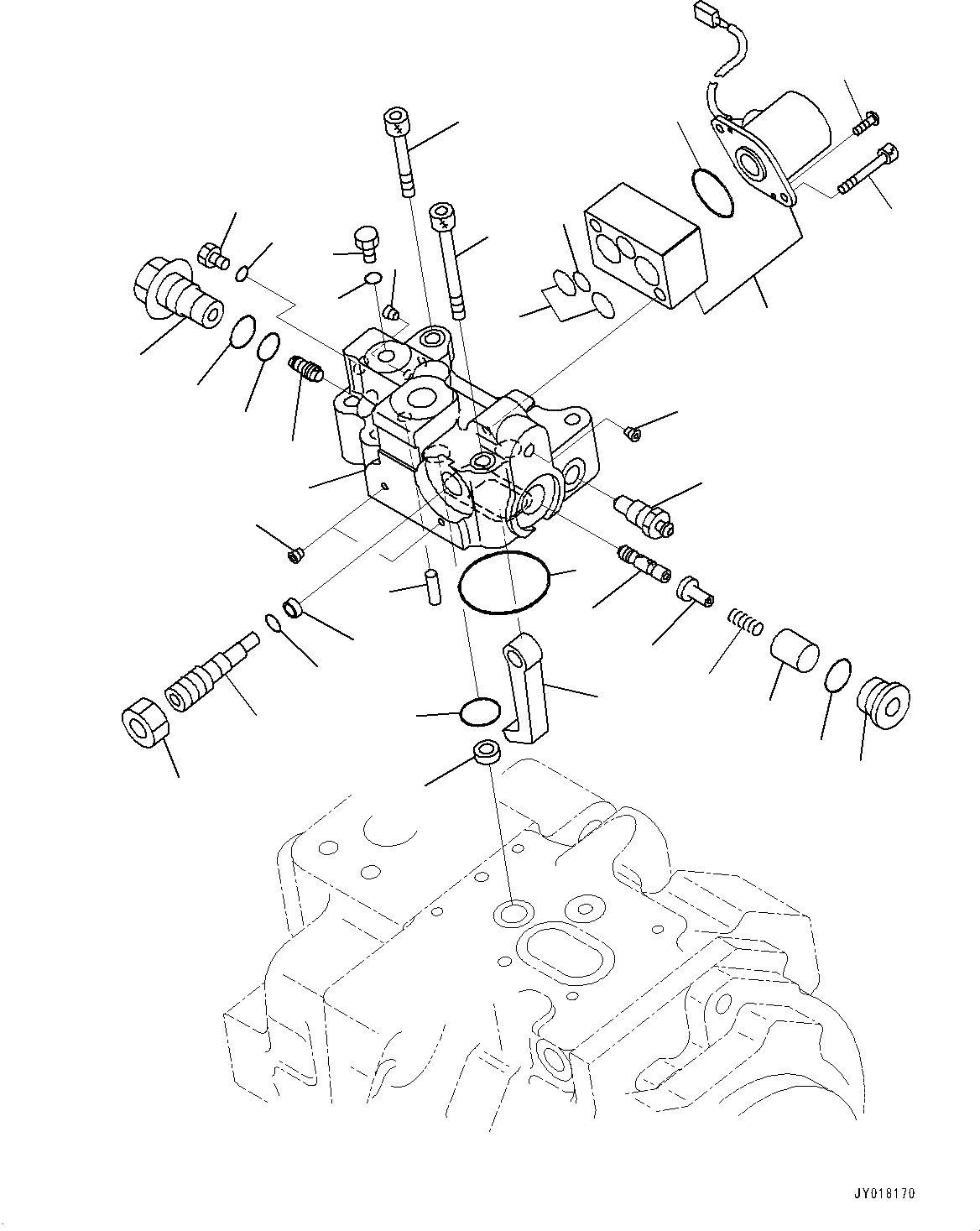 Схема запчастей Komatsu PC800-8E0 - ПОРШЕНЬ НАСОС, ВНУТР. ЧАСТИ (/) (№-) ПОРШЕНЬ НАСОС