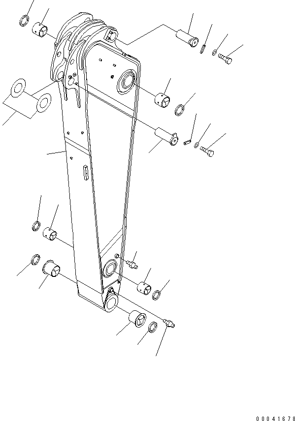 Схема запчастей Komatsu PC800LC-8E0 - РУКОЯТЬ, MM, УСИЛ., ДЛЯ ЭКСКАВАТ. РУКОЯТЬ, MM, УСИЛ., ДЛЯ ЭКСКАВАТ.