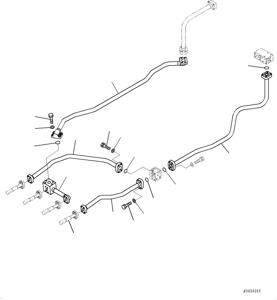 Схема запчастей Komatsu PC800LC-8E0 - ТРУБЫ СТРЕЛЫ, ОСНОВНАЯ РАМА  (№-) ТРУБЫ СТРЕЛЫ, СТРЕЛА И РУКОЯТЬ ГИДРАВЛ DRIFT PREВЕНТИЛЯТОРION КЛАПАН