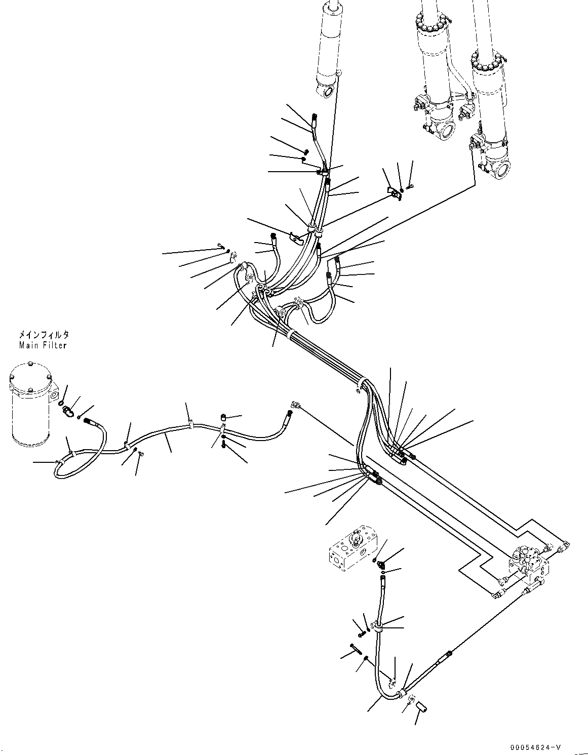 Схема запчастей Komatsu PC800LC-8E0 - REMOVER ТРУБЫ, ТРУБЫ (/) (№-) REMOVER ТРУБЫ