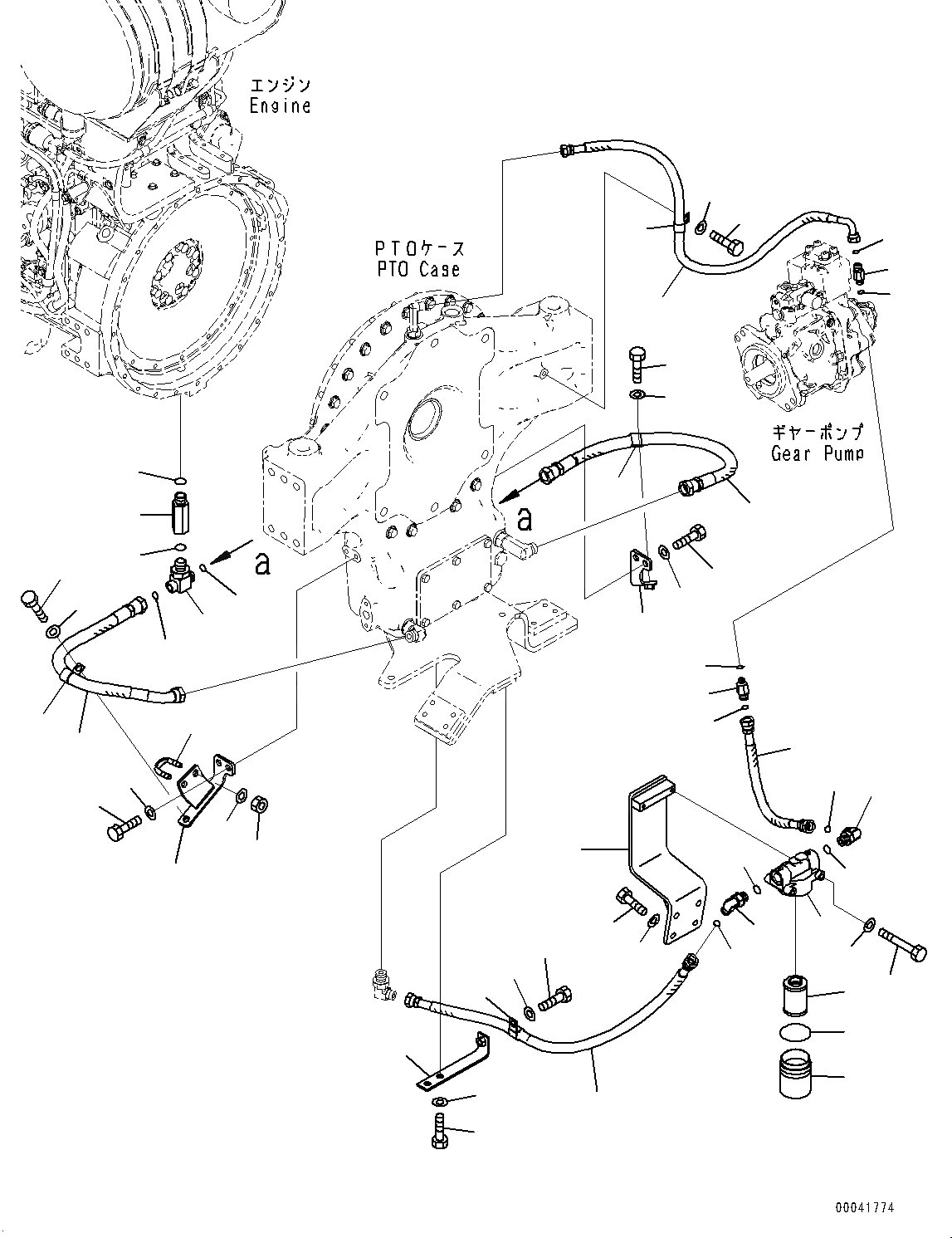 Схема запчастей Komatsu PC850-8E0 - СОЕДИНЕНИЕ, СМАЗЫВАЮЩ. ЛИНИЯ (№-) СОЕДИНЕНИЕ
