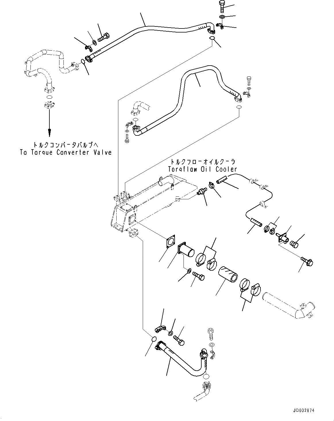 Схема запчастей Komatsu WA900-3E0 - РАДИАТОР, ЛИНИИ МАСЛООХЛАДИТЕЛЯ (/) (№78-) РАДИАТОР, С ТОРМОЗ. МАСЛ. СИСТЕМА ОХЛАЖДЕНИЯ