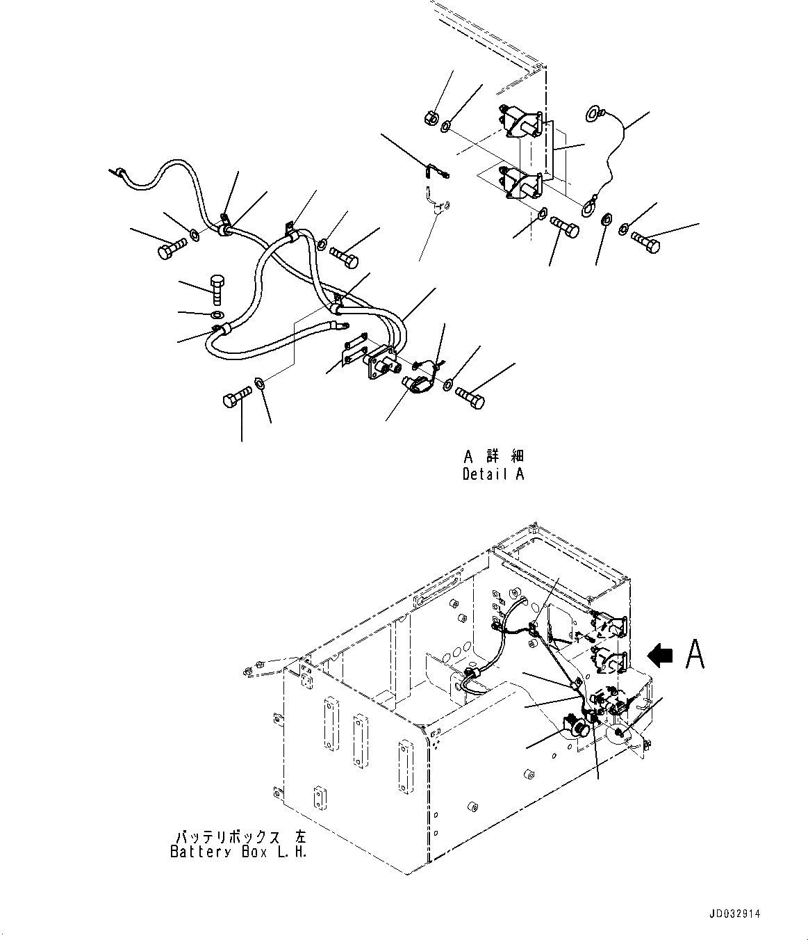 Схема запчастей Komatsu WA900-3E0 - ЛЕВ. КОРПУС АККУМУЛЯТОРА, ПЕРЕКЛЮЧАТЕЛЬ (№78-) ЛЕВ. КОРПУС АККУМУЛЯТОРА, ВЫСОК. ЕМК. АККУМУЛЯТОР, УСИЛЕНН. ПРОВОДКА, MINING СПЕЦ-ЯIFICATION