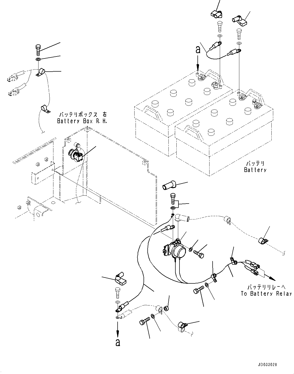 Схема запчастей Komatsu WA900-3E0 - ПРАВ. КОРПУС АККУМУЛЯТОРА, ПРОВОДКА И РЕЛЕ (№78-) ПРАВ. КОРПУС АККУМУЛЯТОРА, MINING СПЕЦ-ЯIFICATION
