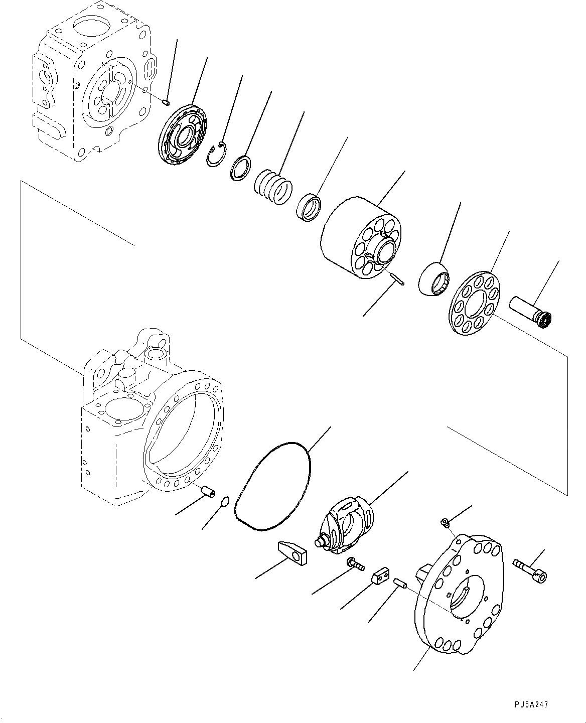 Схема запчастей Komatsu WA900-3E0 - ГИДРОТРАНСФОРМАТОР И ТРАНСМИССИЯ, ВНУТР. ЧАСТИ, ПЕРЕКЛЮЧАТЕЛЬ НАСОС (/7) (№78-) ГИДРОТРАНСФОРМАТОР И ТРАНСМИССИЯ, ЭКСТРЕНН. РУЛЕВ. УПРАВЛЕНИЕ, АВТОМАТИЧ. УПРАВЛ-Е ТИП