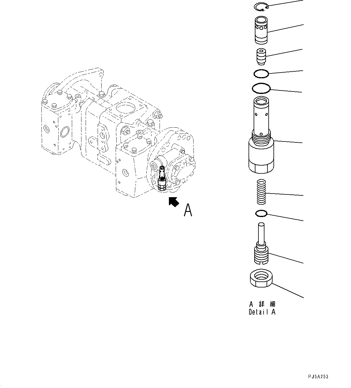 Схема запчастей Komatsu WA900-3E0 - ГИДРОТРАНСФОРМАТОР И ТРАНСМИССИЯ, ВНУТР. ЧАСТИ, ПЕРЕКЛЮЧАТЕЛЬ НАСОС (/7) (№78-) ГИДРОТРАНСФОРМАТОР И ТРАНСМИССИЯ, ХОЛОДН. AREA СПЕЦ-ЯIFICATION A (- DEG C), ТОРМОЗ. МАСЛ. СИСТЕМА ОХЛАЖДЕНИЯ