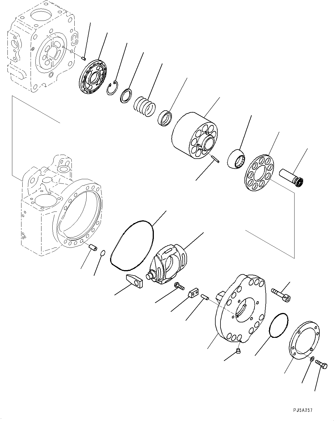 Схема запчастей Komatsu WA900-3E0 - ГИДРОТРАНСФОРМАТОР И ТРАНСМИССИЯ, ВНУТР. ЧАСТИ, НАСОС РУЛЕВ. УПРАВЛ-Я (/8) (№78-) ГИДРОТРАНСФОРМАТОР И ТРАНСМИССИЯ, ЭКСТРЕНН. РУЛЕВ. УПРАВЛЕНИЕ, АВТОМАТИЧ. УПРАВЛ-Е ТИП