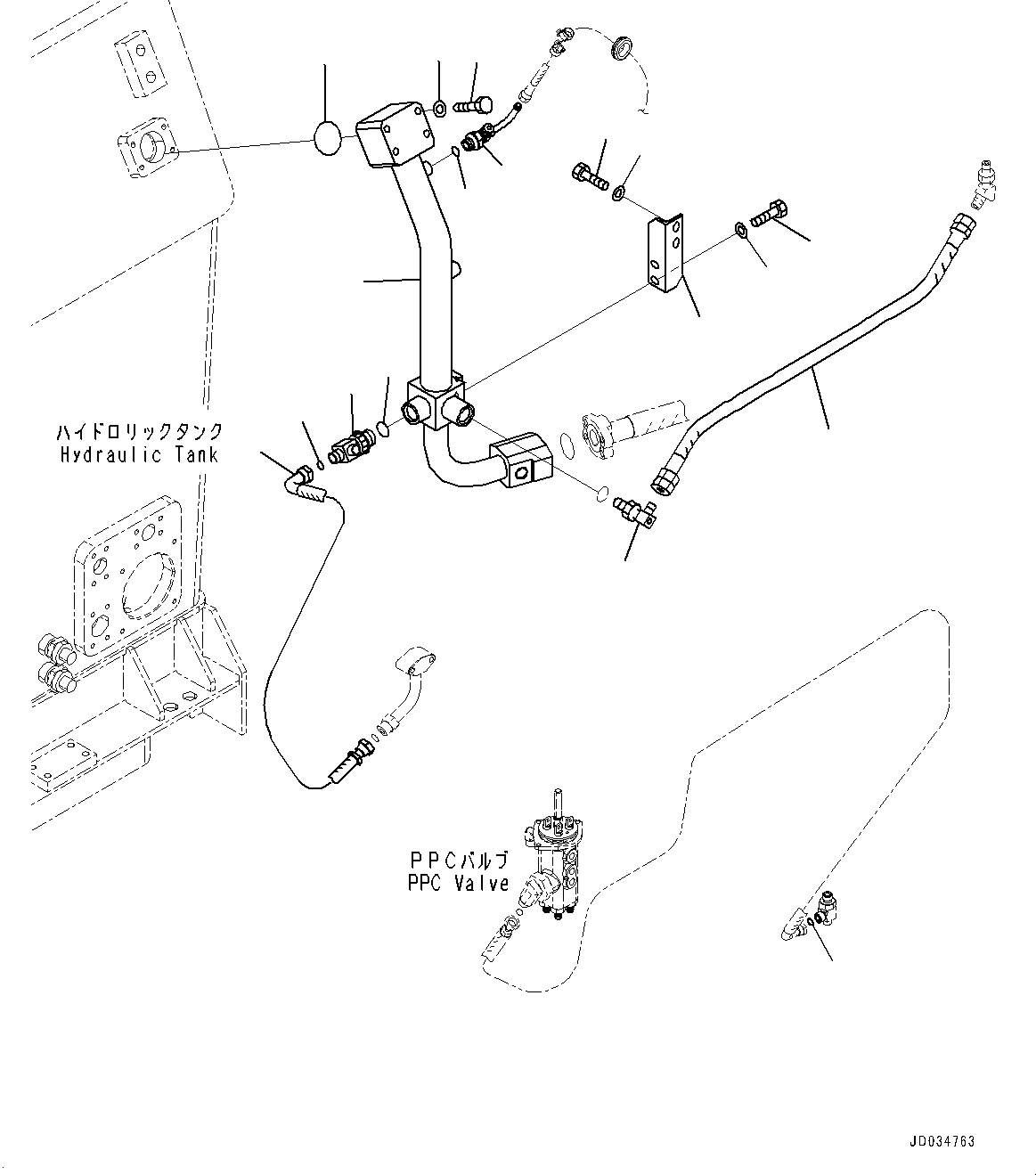 Схема запчастей Komatsu WA900-3E0 - ГИДР. БАК., СИСТЕМА ТРУБ ОХЛАЖДЕНИЯ (№78-) ГИДР. БАК., ЭКСТРЕНН. РУЛЕВ. УПРАВЛЕНИЕ, АВТОМАТИЧ. УПРАВЛ-Е ТИП, ТОРМОЗ. МАСЛ. СИСТЕМА ОХЛАЖДЕНИЯ, VHMS, УДАЛЕНН. СТРЕЛА ПОЗИЦИОНЕР
