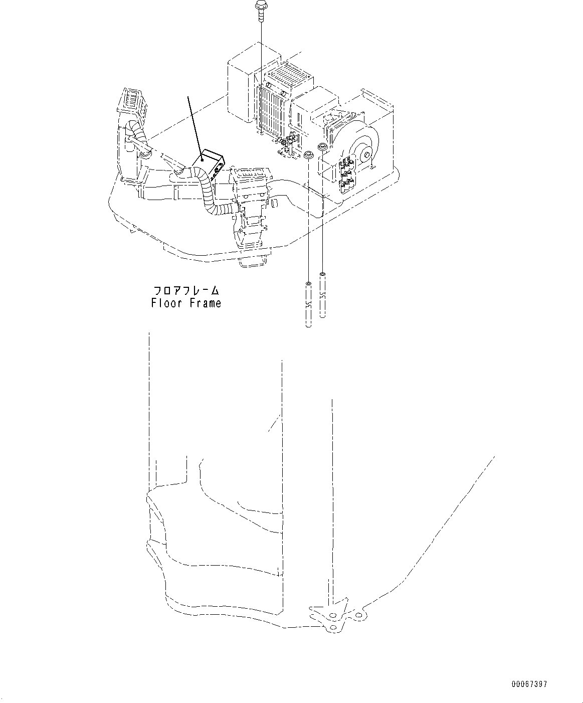 Схема запчастей Komatsu WA900-3E0 - КОНДИЦ. ВОЗДУХА (№78-) КОНДИЦ. ВОЗДУХА, ПЕЧКА