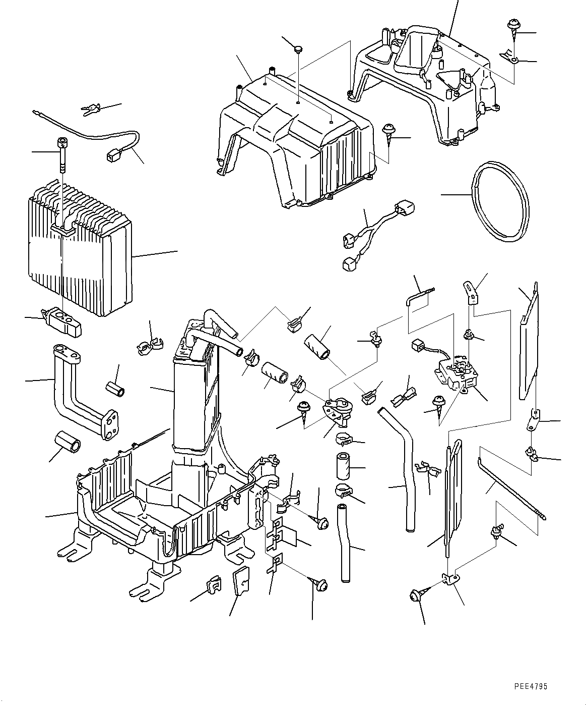 Схема запчастей Komatsu WA900-3E0 - ПОЛ, ВНУТР. ЧАСТИ, БЛОК КОНДИЦИОНЕРА (/) (№78-) ПОЛ, VHMS, ORBCOMM, УДАЛЕНН. СТРЕЛА ПОЗИЦИОНЕР, АВТОМАТИЧ.-СИСТ. СМАЗКИ СИСТЕМА, ДВИГАТЕЛЬ PRE-СМАЗКА СИСТЕМА