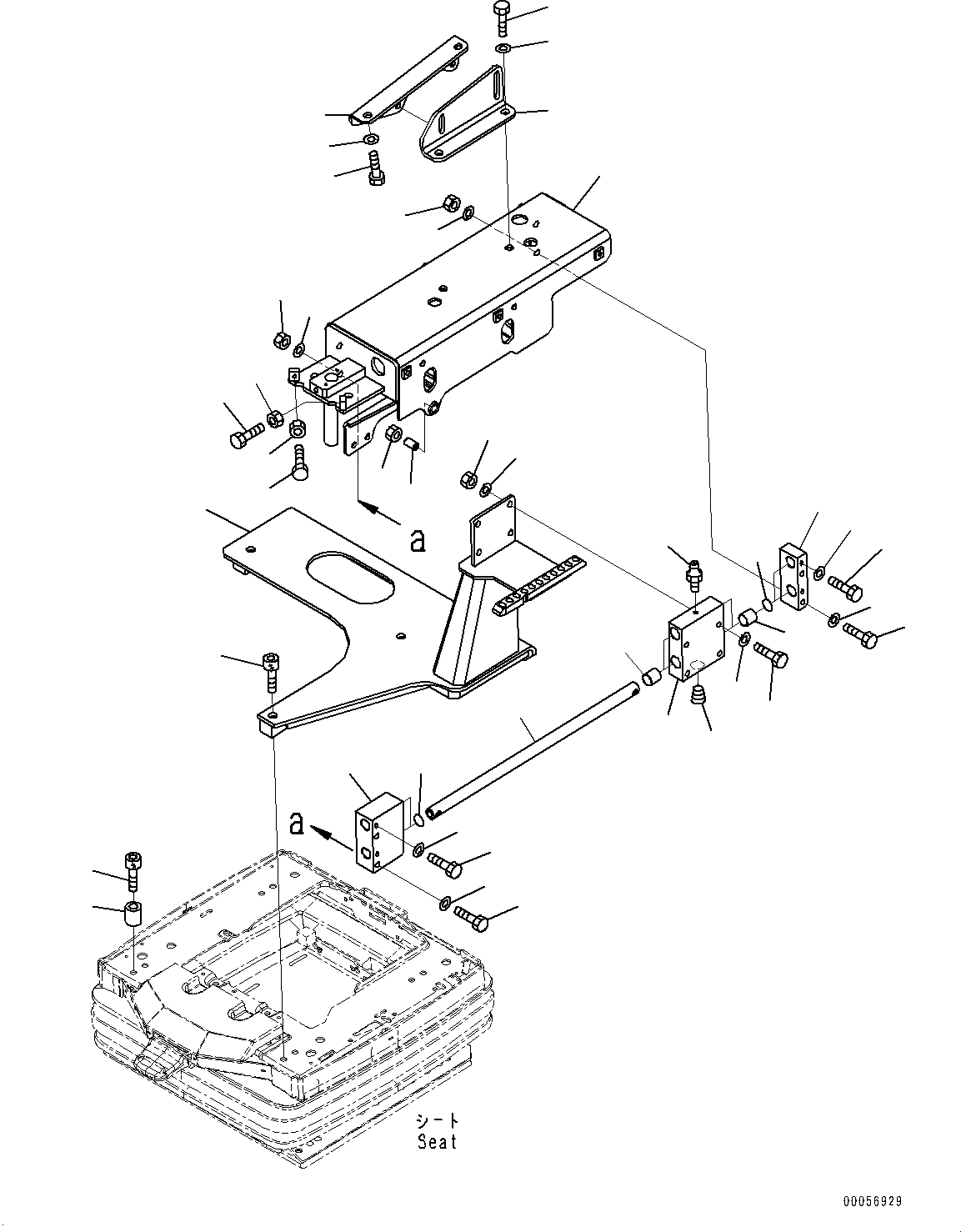 Схема запчастей Komatsu WA900-3E0 - ПОЛ, РУЛЕВ. УПРАВЛЕНИЕ УПРАВЛ-Е (/) (№78-) ПОЛ, VHMS БЕЗ ORBCOMM, АВТОМАТИЧ.-СИСТ. СМАЗКИ СИСТЕМА