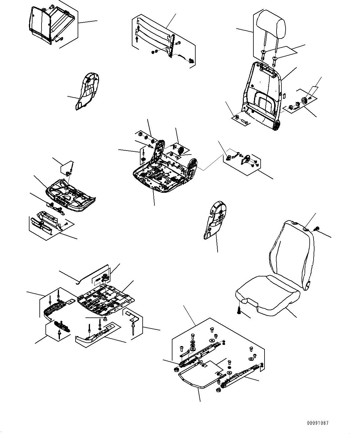 Схема запчастей Komatsu WA900-3E0 - ПОЛ, ВНУТР. ЧАСТИ, СИДЕНЬЕ ОПЕРАТОРА (/) (№78-) ПОЛ, VHMS, ORBCOMM, УДАЛЕНН. СТРЕЛА ПОЗИЦИОНЕР, АВТОМАТИЧ.-СИСТ. СМАЗКИ СИСТЕМА, ДВИГАТЕЛЬ PRE-СМАЗКА СИСТЕМА