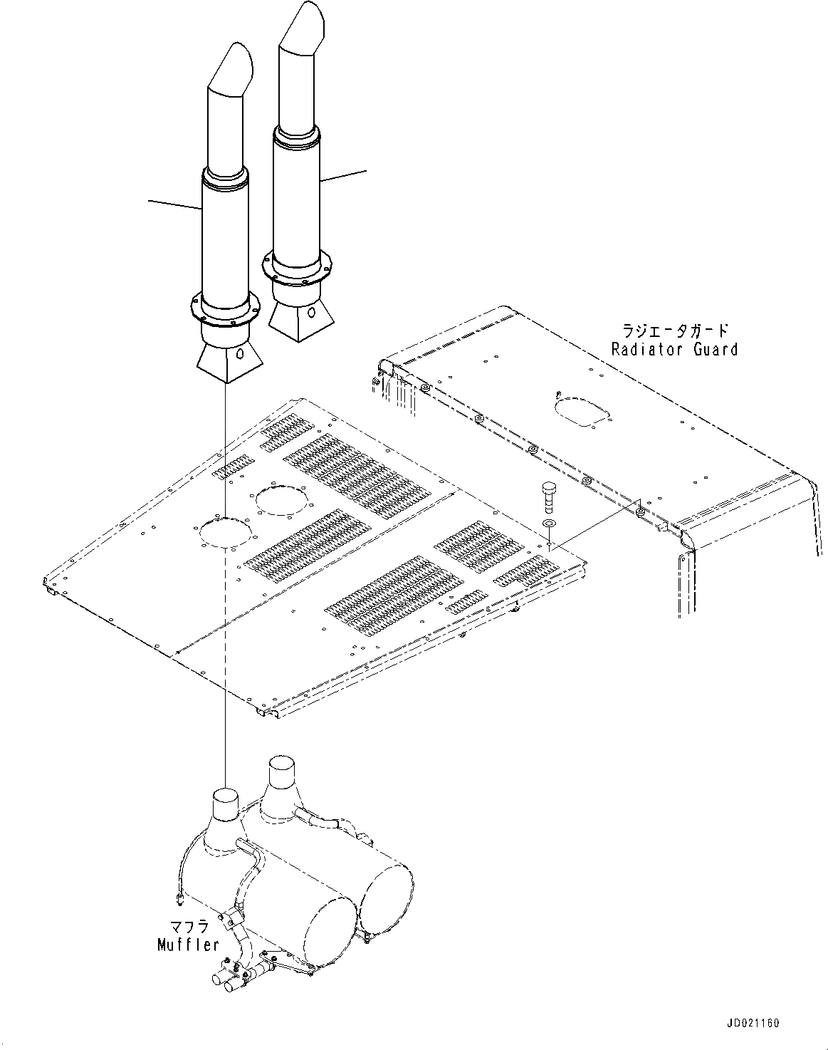 Схема запчастей Komatsu WA900-3E0 - ЗАЩИТА РАДИАТОРА AND КАПОТ, ВЫХЛОПНАЯ ТРУБА (№78-) ЗАЩИТА РАДИАТОРА AND КАПОТ, ТОРМОЗ. МАСЛ. СИСТЕМА ОХЛАЖДЕНИЯ, КРЫШКА МАСЛОНАЛИВНОГО ПАТРУБКА БЛОКИРОВКА И КРЫШКИБЛОКИР., УСИЛЕНН. ПРОВОДКА