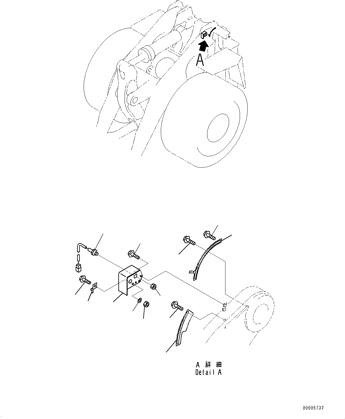 Схема запчастей Komatsu WA900-3E0 - РУКОЯТЬ И BELL CRANK, КОНЦЕВ. ВЫКЛЮЧ-ЛЬ ПОДЪЕМА СТРЕЛЫ (№78-) РУКОЯТЬ И BELL CRANK, ВЫСОК. ПОДЪЕМ РУКОЯТЬ, ACTIVE РАБОЧ.ING СИСТЕМА