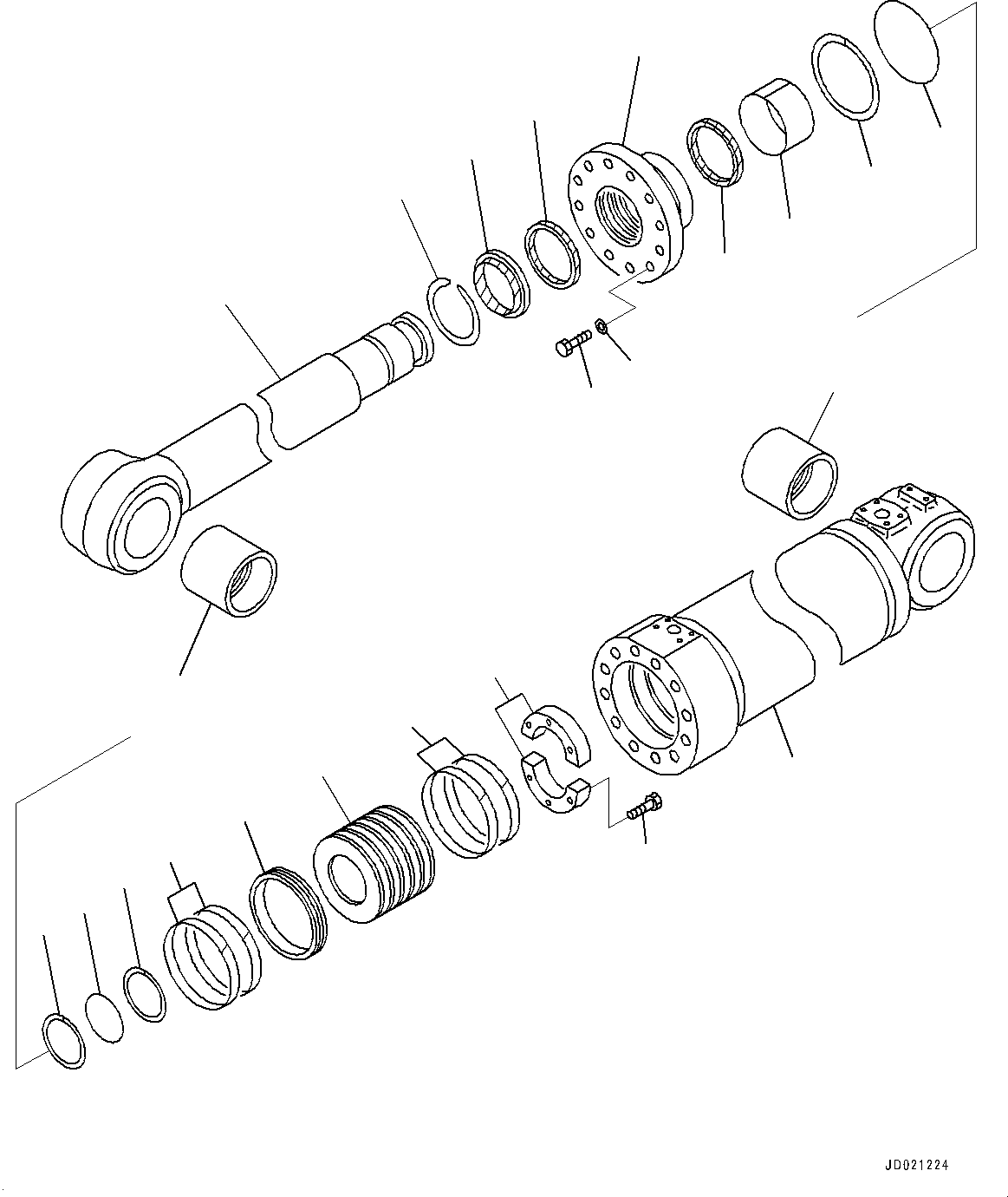 Схема запчастей Komatsu WA900-3E0 - ГИДРОЦИЛИНДР ПОДЪЕМА, ЛЕВ. (/) (№78-) ГИДРОЦИЛИНДР ПОДЪЕМА, ВЫСОК. ПОДЪЕМ