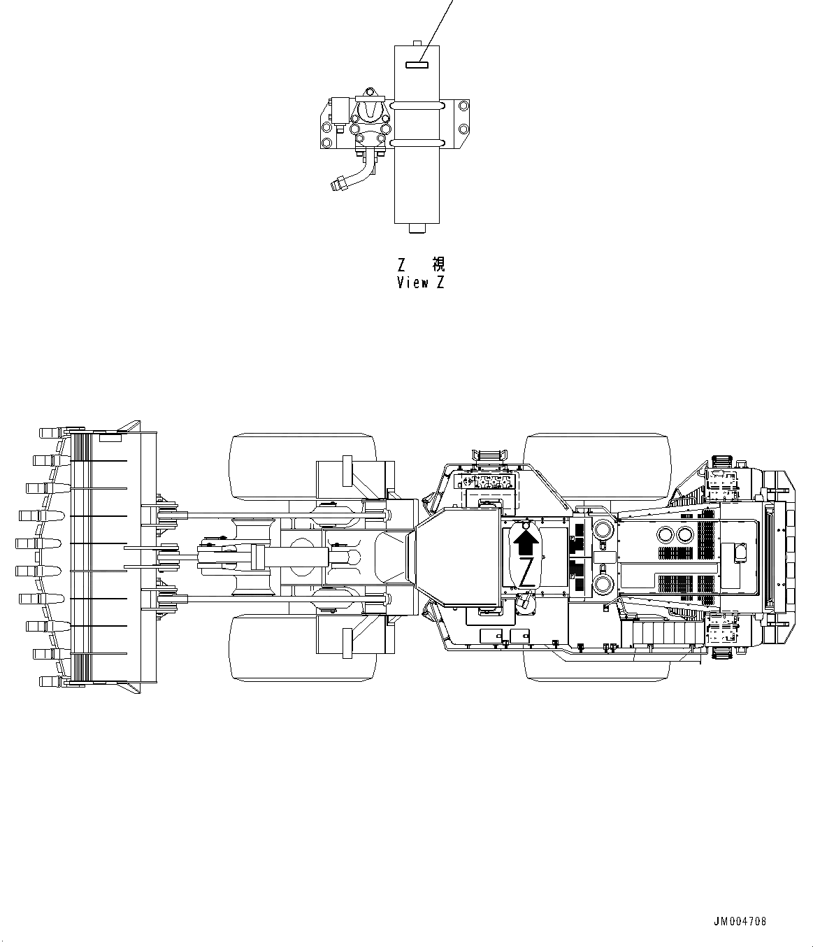 Схема запчастей Komatsu WA900-3E0 - АВАРИЙН. УРОВЕНЬ ПЛАСТИНЫ, (№8-) АВАРИЙН. УРОВЕНЬ ПЛАСТИНЫ