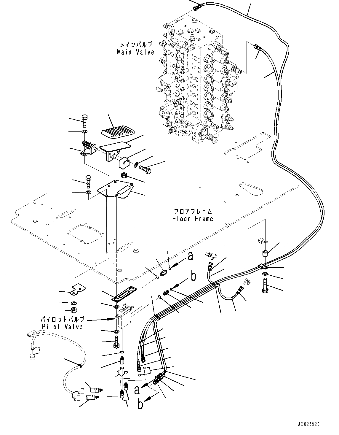 Схема запчастей Komatsu PC220-8 - КАБИНА, ПОЛ, 2 УПРАВЛ. НАВЕСН. ОБОРУД. (№877-) КАБИНА, -ДОПОЛН. АКТУАТОР ТРУБЫ, АККУМУЛЯТОР, С AM-FM РАДИО ДЛЯ NORTH, CENTRAL И ЮЖН. АМЕРИКА, АВТОМАТИЧ. КОНДИЦ. ВОЗДУХА, MAS