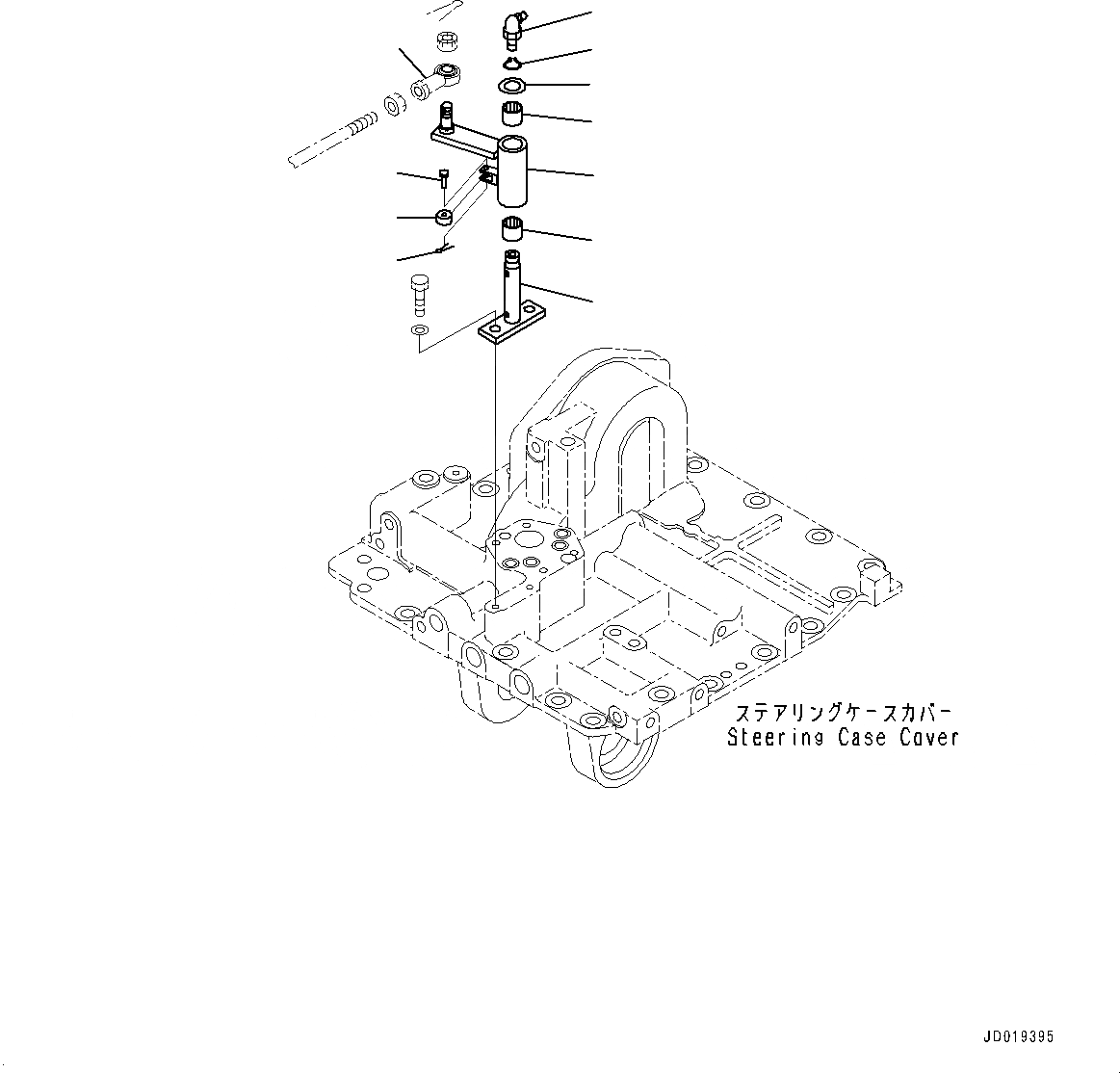 Схема запчастей Komatsu D85PX-15R - СИЛОВАЯ ПЕРЕДАЧА, РУЛЕВ. УПРАВЛЕНИЕ КОРПУС КРЫШКАКОМПОНЕНТЫ (№-) СИЛОВАЯ ПЕРЕДАЧА, ДЛЯ ДВИГАТЕЛЬ С ПОДОГРЕВАТЕЛЬ ХЛАДАГЕНТА