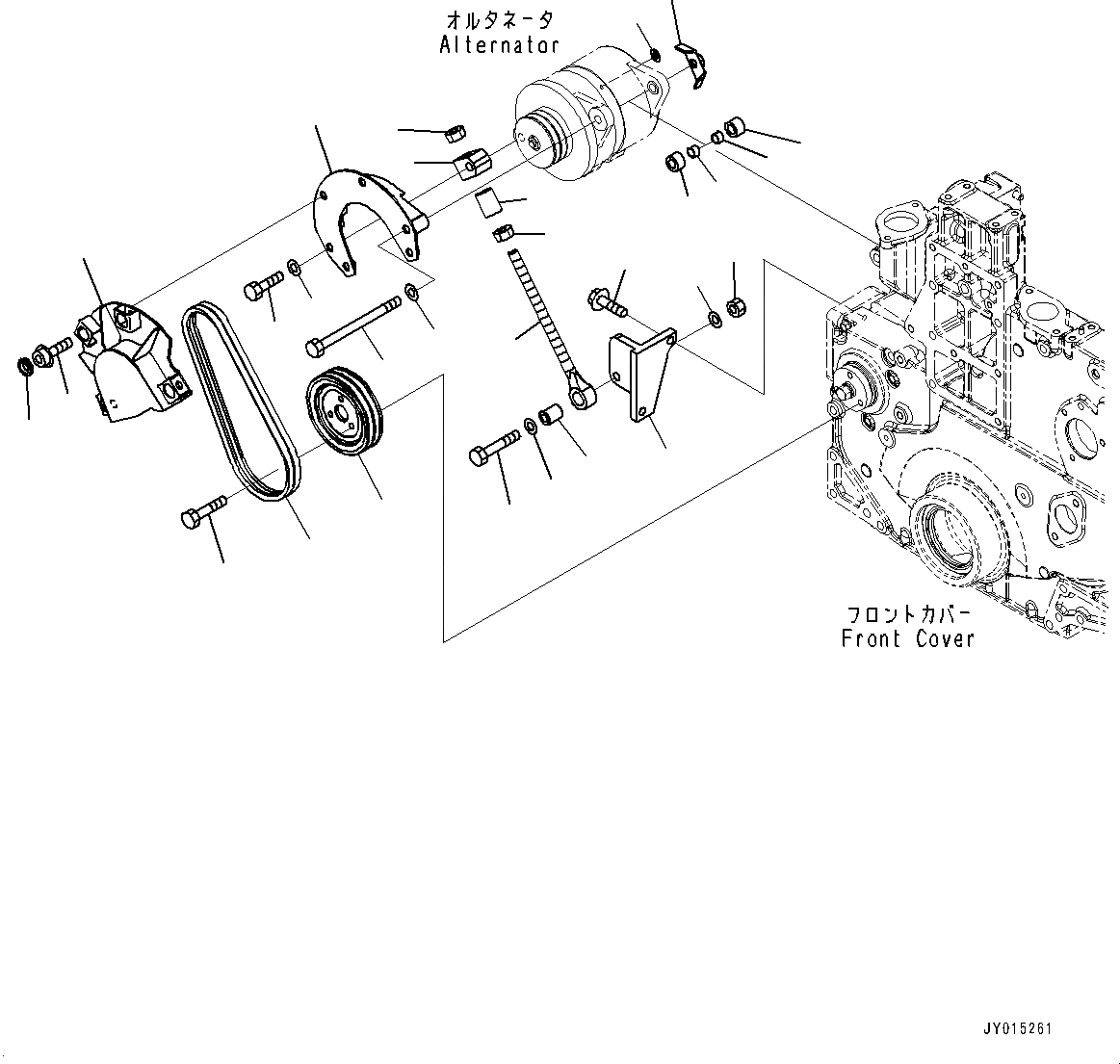 Схема запчастей Komatsu SAA6D140E-5E - ГЕНЕРАТОР, КРЕПЛЕНИЕ (№-) ГЕНЕРАТОР, AMP, ДЛЯ ЗАПЫЛЕНН МЕСТН. ARRANGEMENT, ЕС БЕЗОПАСН. REGULATION