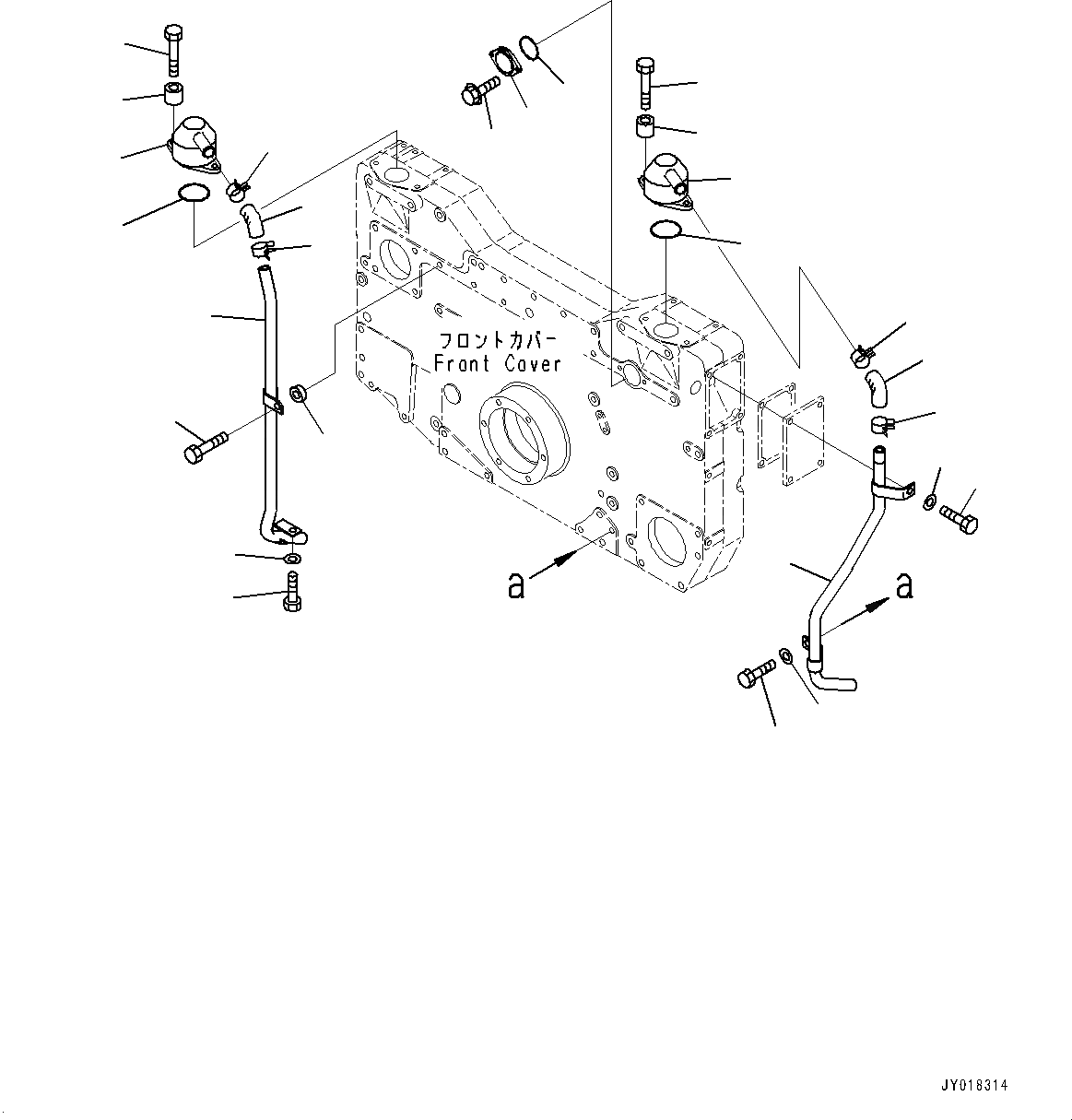 Схема запчастей Komatsu SAA12V140E-3D - ЭЛЕМЕНТЫ ПЕРЕДН. КРЫШКИ, САПУН И КРЫШКА(№8-) ЭЛЕМЕНТЫ ПЕРЕДН. КРЫШКИ, ДЛЯ HARD ВОДН. AREA ARRANGEMENT, EXTRA BAD ТОПЛИВН. И ПЛОХ. ТОПЛИВО СПЕЦ-ЯIFICATION, ВОДН.+DUST, ДОПОЛН. FILTE