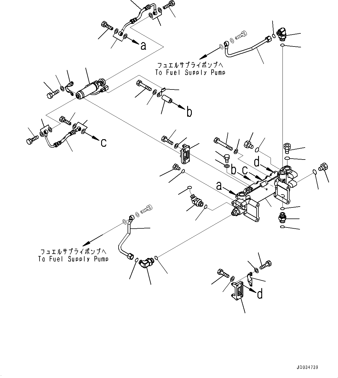 Схема запчастей Komatsu SAA12V140E-3D - ТОПЛИВОПРОВОД., ТОПЛИВН. СОЕДИН-Е И PОБОД КОЛЕСАING НАСОС, ПРАВ. ГРУПП. (№9-) ТОПЛИВОПРОВОД., ДЛЯ EXTRA BAD ТОПЛИВН. И ПЛОХ. ТОПЛИВО СПЕЦ-ЯIFICATION, ВОДН.+DUST, ДОПОЛН. ФИЛЬТР.