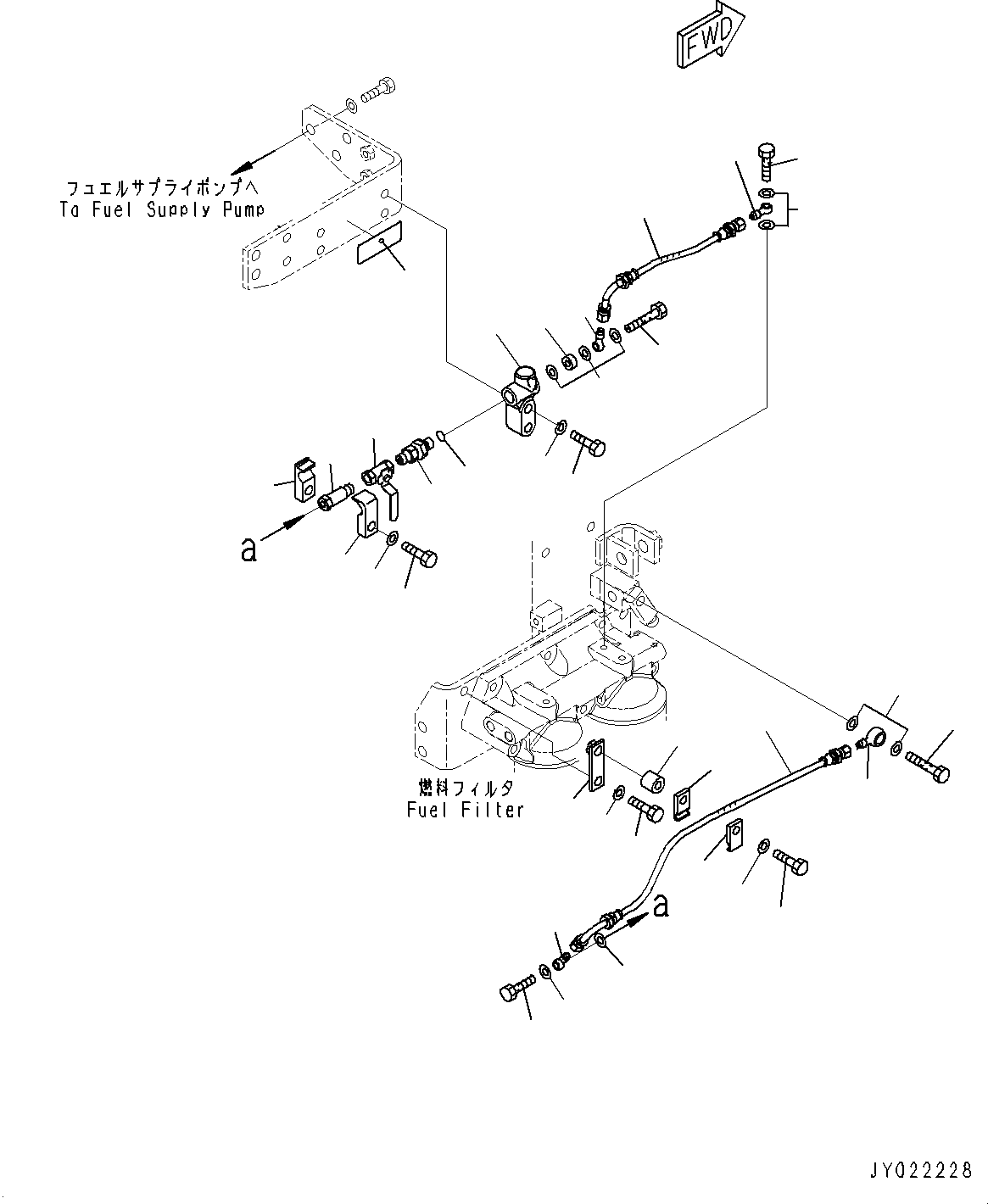 Схема запчастей Komatsu SAA12V140E-3D - ТОПЛИВОПРОВОД., ВОЗДУШН. ВЕНТИЛЯЦИЯ, ПРАВ. (№9-) ТОПЛИВОПРОВОД., ДЛЯ EXTRA BAD ТОПЛИВН. И ПЛОХ. ТОПЛИВО СПЕЦ-ЯIFICATION, ВОДН.+DUST, ДОПОЛН. ФИЛЬТР.