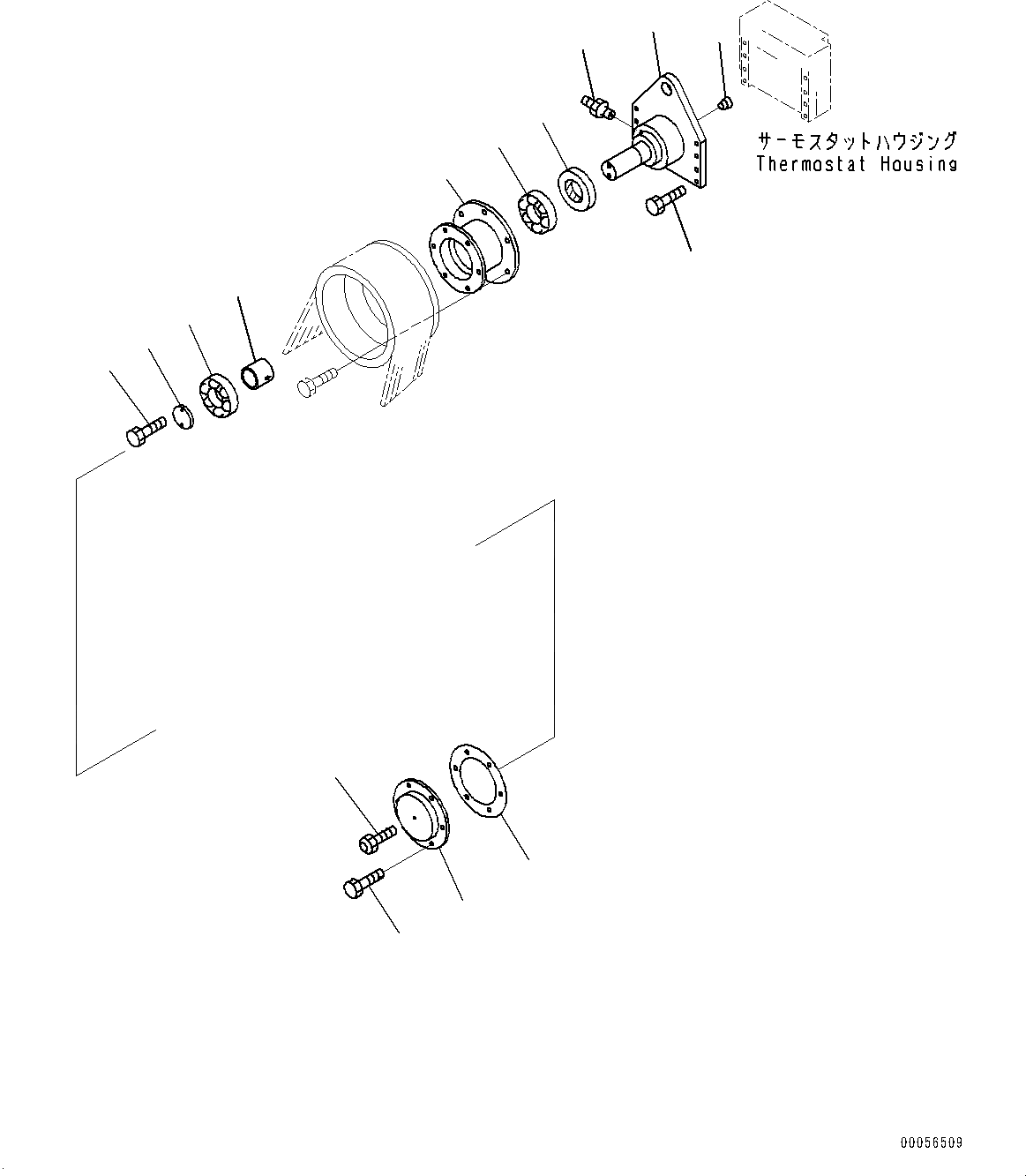 Схема запчастей Komatsu SAA12V140E-3D - ВЕНТИЛЯТОР ОХЛАЖДЕНИЯ ПРИВОД (№9-) ВЕНТИЛЯТОР ОХЛАЖДЕНИЯ ПРИВОД
