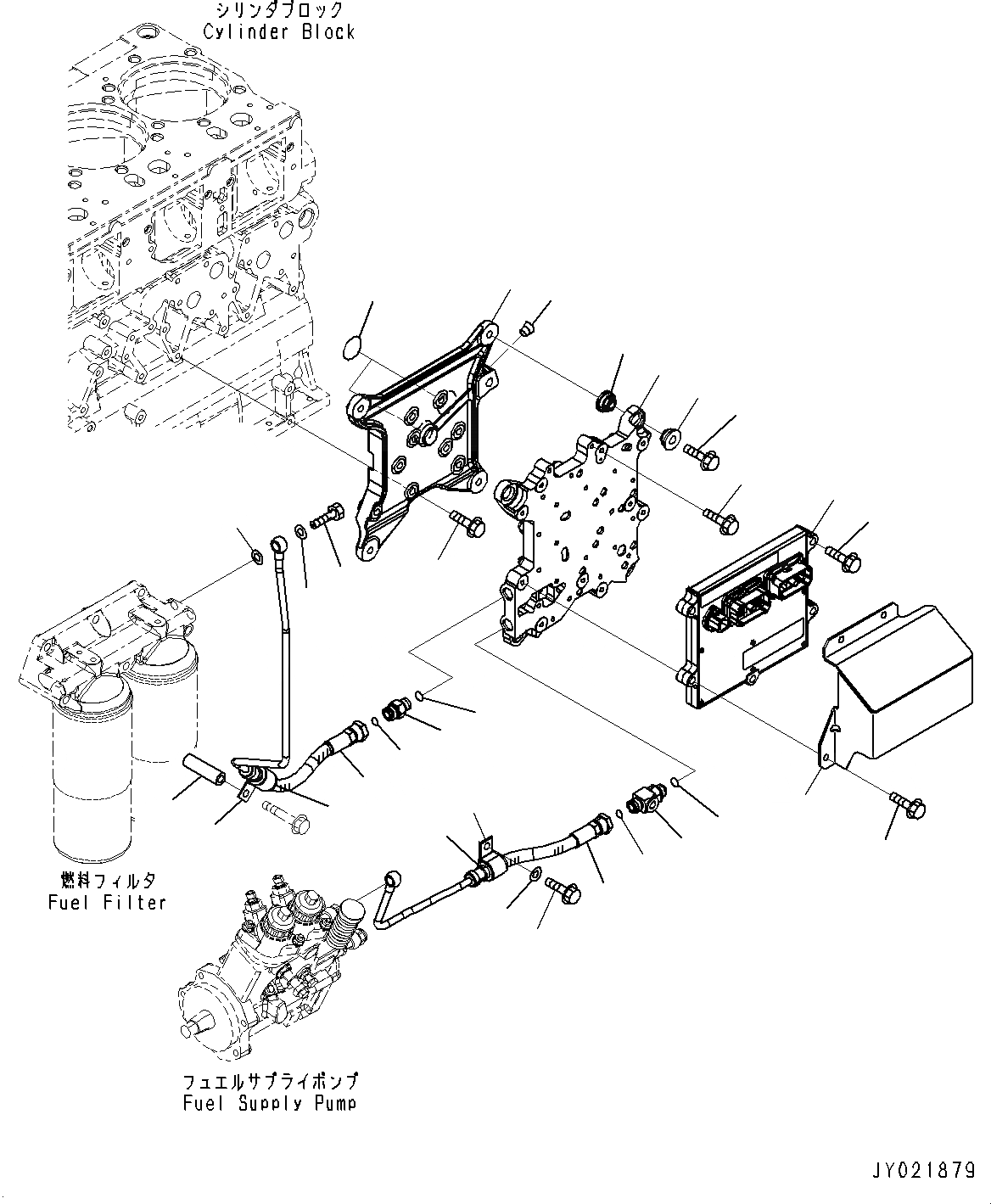Схема запчастей Komatsu SAA6D140E-5ER - ТОПЛИВН. ВПРЫСК КОНТРОЛЛЕР (№8-) ТОПЛИВН. ВПРЫСК КОНТРОЛЛЕР