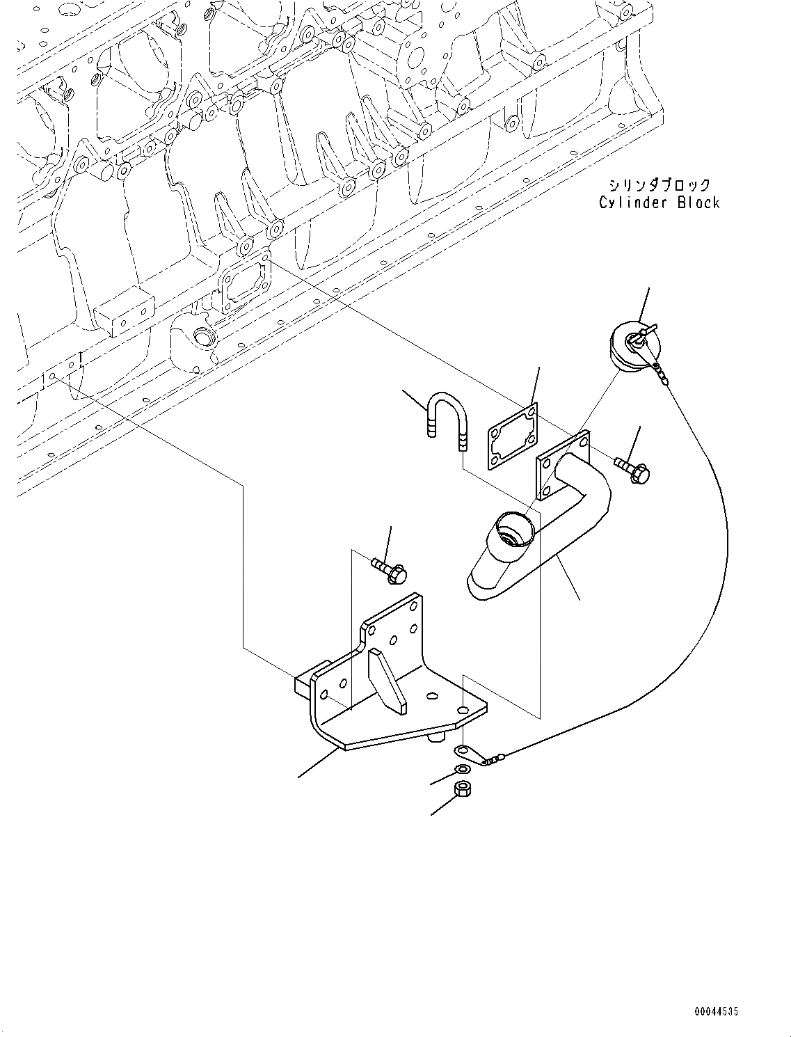 Схема запчастей Komatsu SAA6D170E-5BR - ДВИГАТЕЛЬ МАСЛ. ФИЛЬТР (№8-) ДВИГАТЕЛЬ МАСЛ. ФИЛЬТР, БЕЗ VHMS (VHMS)