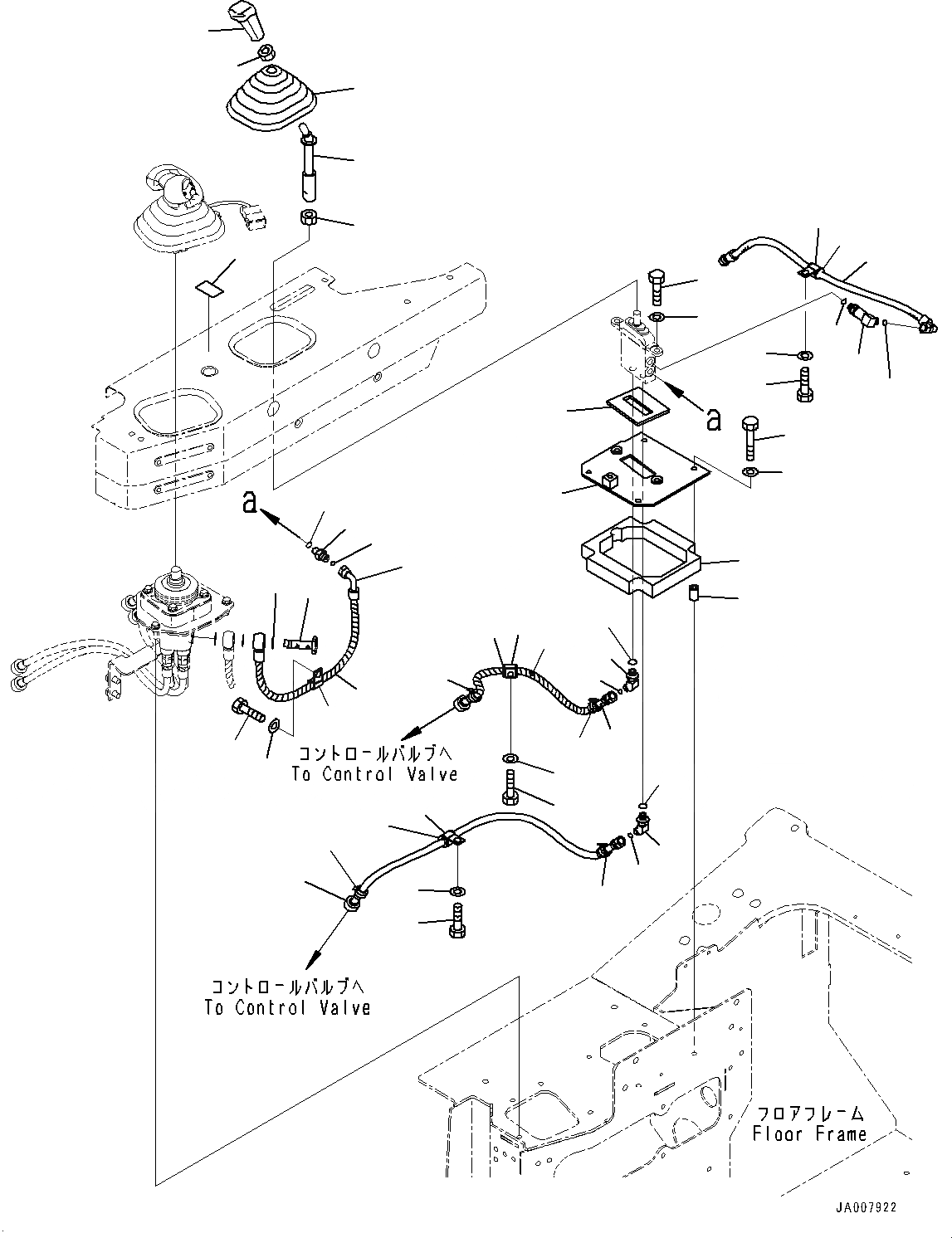 Схема запчастей Komatsu D65WX-17 - DOZER УПРАВЛ-Е, НАВЕСН. ОБОРУД РЫЧАГ (№-) DOZER УПРАВЛ-Е, С ПОВОРОТН. ОТВАЛ С ИЗМ. УГЛОМ DOZER, ВНУТР. РАМА, ЗАДН. -НАВЕСН. ОБОРУД