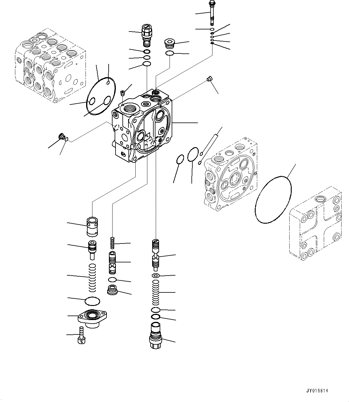 Схема запчастей Komatsu D65WX-17 - КРЫЛО, УПРАВЛЯЮЩ. КЛАПАН, 4-Х СЕКЦИОНН. (7/) (№-) КРЫЛО, ЗАДН. -НАВЕСН. ОБОРУД, АККУМУЛЯТОР, PPC ТРУБЫ
