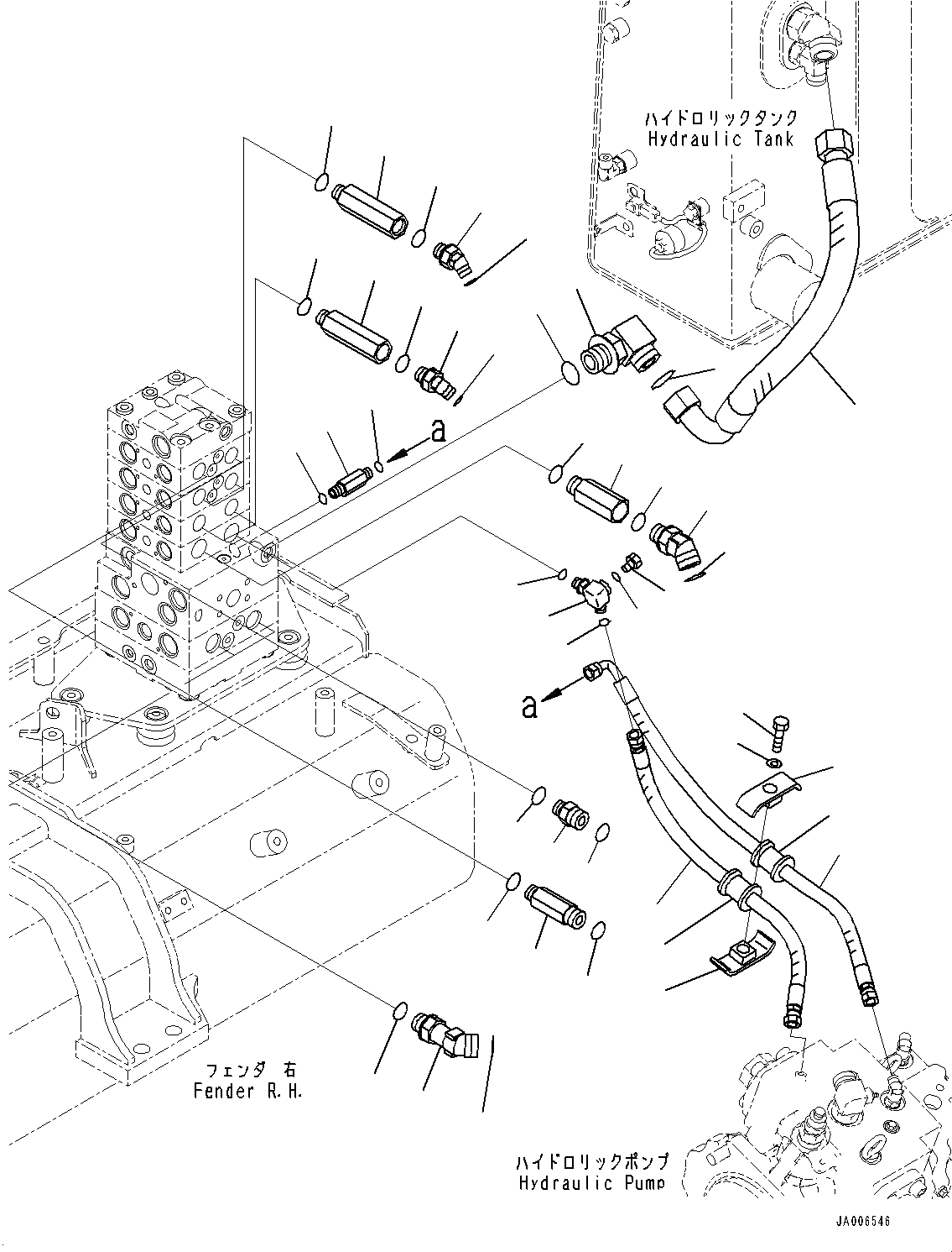 Схема запчастей Komatsu D65WX-17 - КРЫЛО, КЛАПАН PPCТРУБЫ (№-) КРЫЛО, ОТВАЛ С ПЕРЕКОСОМ, ЗАДН. -НАВЕСН. ОБОРУД, АККУМУЛЯТОР, PPC ТРУБЫ, D MACHINE УПРАВЛ-Е ЗАГЛУШКА И PLAY
