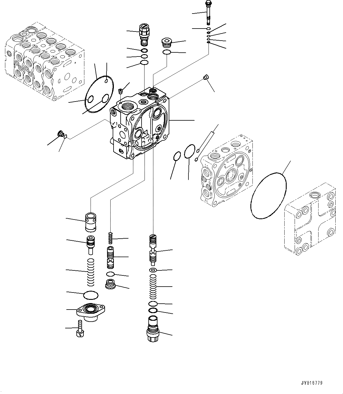 Схема запчастей Komatsu D65WX-17 - КРЫЛО, УПРАВЛЯЮЩ. КЛАПАН, 5-СЕКЦИОНН. (8/) (№-) КРЫЛО, ПОВОРОТН. ОТВАЛ С ИЗМ. УГЛОМ DOZER, ВНУТР. РАМА, ЗАДН. -НАВЕСН. ОБОРУД, АККУМУЛЯТОР, PPC ТРУБЫ
