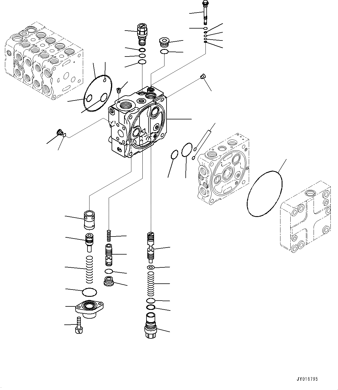 Схема запчастей Komatsu D65PX-17 - КРЫЛО, УПРАВЛЯЮЩ. КЛАПАН, 5-СЕКЦИОНН. (8/) (№-) КРЫЛО, ОТВАЛ С ПЕРЕКОСОМ, ЗАДН. -НАВЕСН. ОБОРУД, АККУМУЛЯТОР, PPC ТРУБЫ, D MACHINE УПРАВЛ-Е ЗАГЛУШКА И PLAY