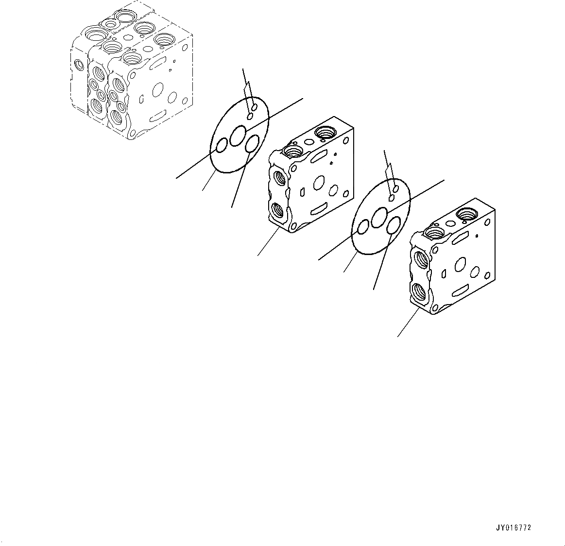 Схема запчастей Komatsu D65PX-17 - КРЫЛО, УПРАВЛЯЮЩ. КЛАПАН, 5-СЕКЦИОНН. (/) (№-) КРЫЛО, ПОВОРОТН. ОТВАЛ С ИЗМ. УГЛОМ DOZER, ВНУТР. РАМА, АККУМУЛЯТОР, PPC ТРУБЫ, D MACHINE УПРАВЛ-Е ЗАГЛУШКА И PLAY