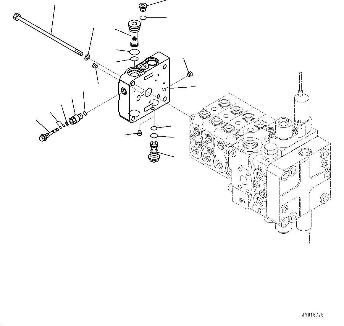 Схема запчастей Komatsu D65PX-17 - КРЫЛО, УПРАВЛЯЮЩ. КЛАПАН, 5-СЕКЦИОНН. (/) (№-) КРЫЛО, ПОВОРОТН. ОТВАЛ С ИЗМ. УГЛОМ DOZER, ВНУТР. РАМА, ЗАДН. -НАВЕСН. ОБОРУД, АККУМУЛЯТОР, PPC ТРУБЫ, D MACHINE УПРАВЛ-Е ЗАГЛУШКА И PLAY