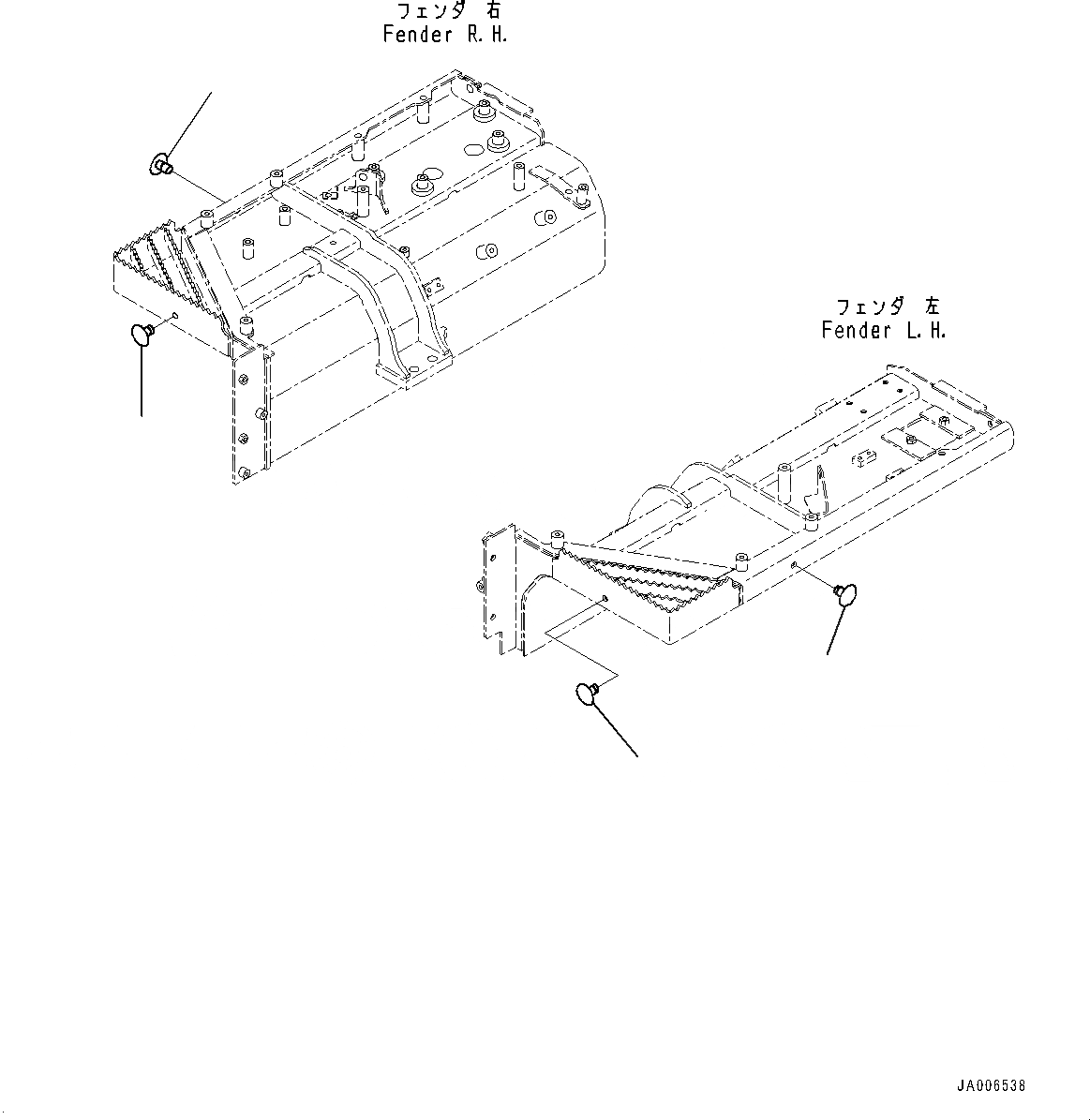 Схема запчастей Komatsu D65PX-17 - КРЫЛО, ЗАГЛУШКА (№-) КРЫЛО, ПОВОРОТН. ОТВАЛ С ИЗМ. УГЛОМ DOZER, ВНУТР. РАМА, АККУМУЛЯТОР, PPC ТРУБЫ, D MACHINE УПРАВЛ-Е ЗАГЛУШКА И PLAY