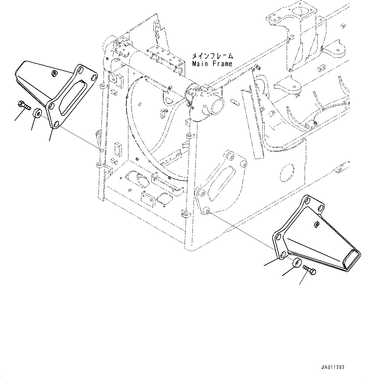 Схема запчастей Komatsu D65EX-17 - STRIKER BAR (№-) STRIKER BAR