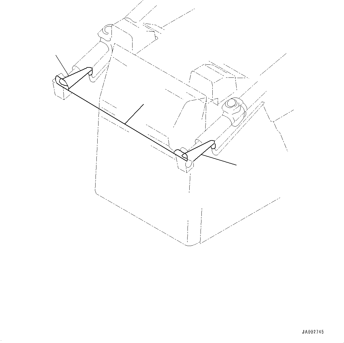 Схема запчастей Komatsu D65EX-17 - ЧАСТИ ДЛЯ MACHINE ТРАНСПОРТATION (№-) ЧАСТИ ДЛЯ MACHINE ТРАНСПОРТATION, БЕЗ УСИЛ. ПОВОРОТНЫЙ ОТВАЛ