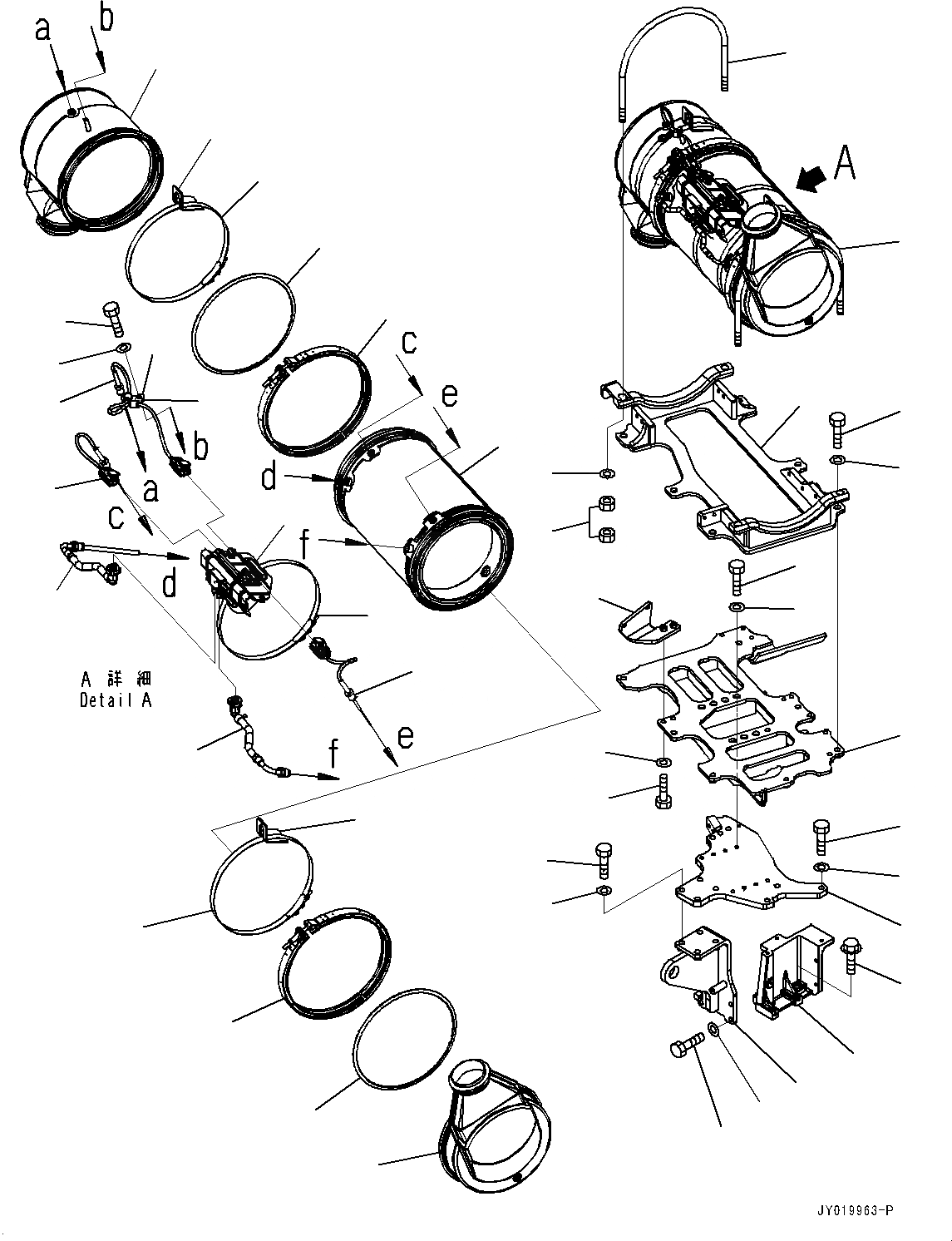 Схема запчастей Komatsu SAA6D114E-5B - KOMATSU DIESEL ЧАСТЬICULATE ФИЛЬТР. (KDPF), (/) (№97-) KOMATSU DIESEL ЧАСТЬICULATE ФИЛЬТР. (KDPF), ДЛЯ LANDFILL СПЕЦ-ЯIFICATION