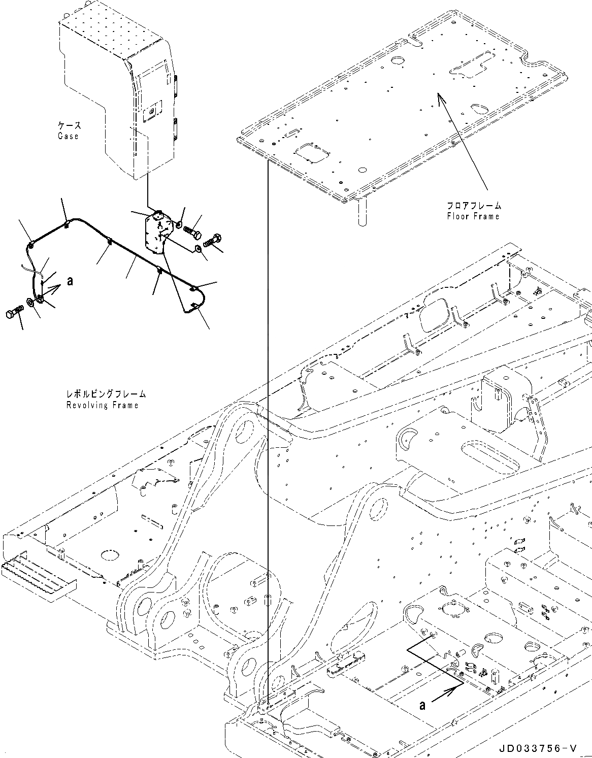 Схема запчастей Komatsu PC650LC-8E0 - ОМЫВАТЕЛЬ СТЕКЛА, (№-) ОМЫВАТЕЛЬ СТЕКЛА