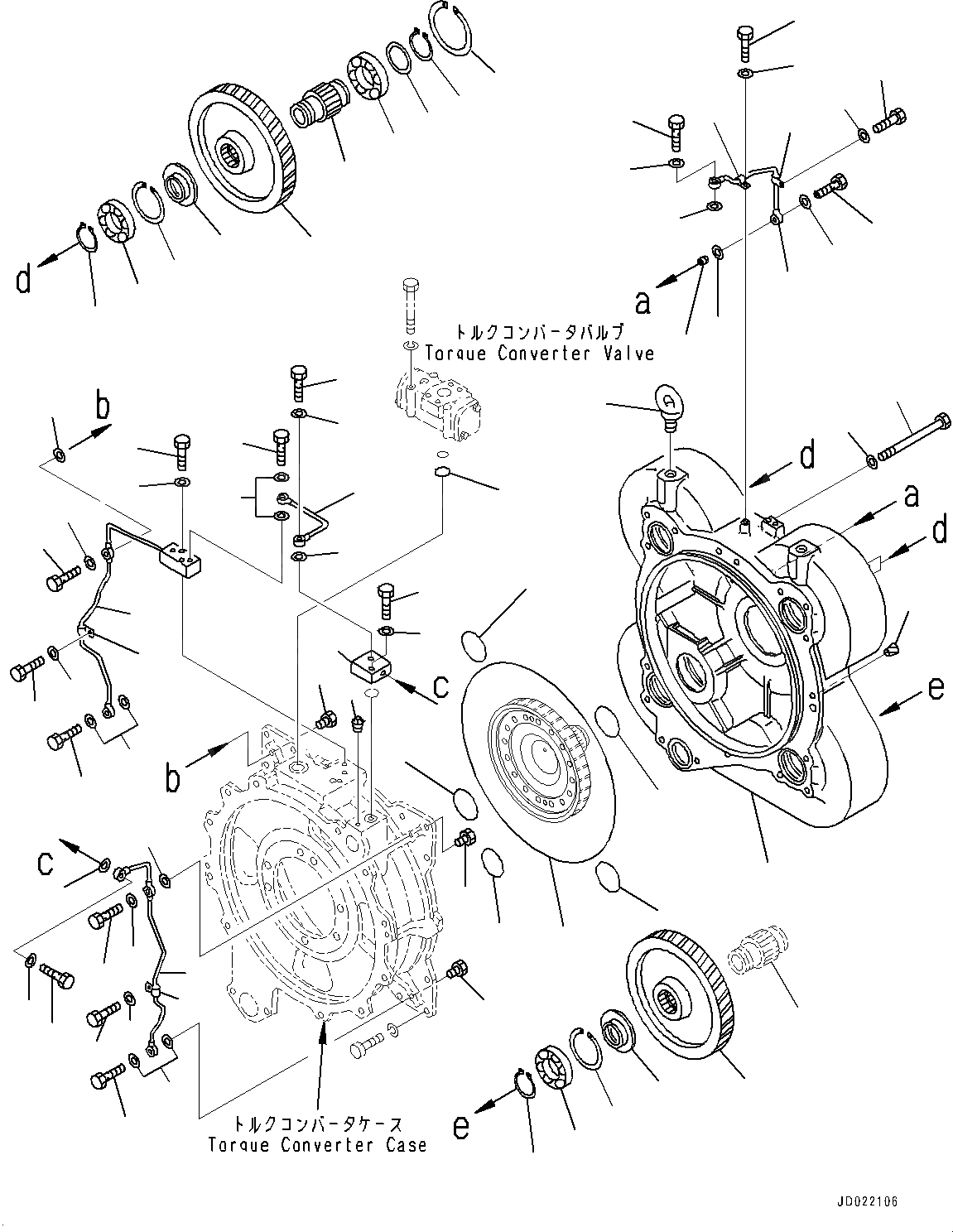 Схема запчастей Komatsu WA900-3E0 - ГИДРОТРАНСФОРМАТОР И ТРАНСМИССИЯ, PTO(МЕХ-М ОТБОРА МОЩНОСТИ) ПРИВОД (№78-) ГИДРОТРАНСФОРМАТОР И ТРАНСМИССИЯ