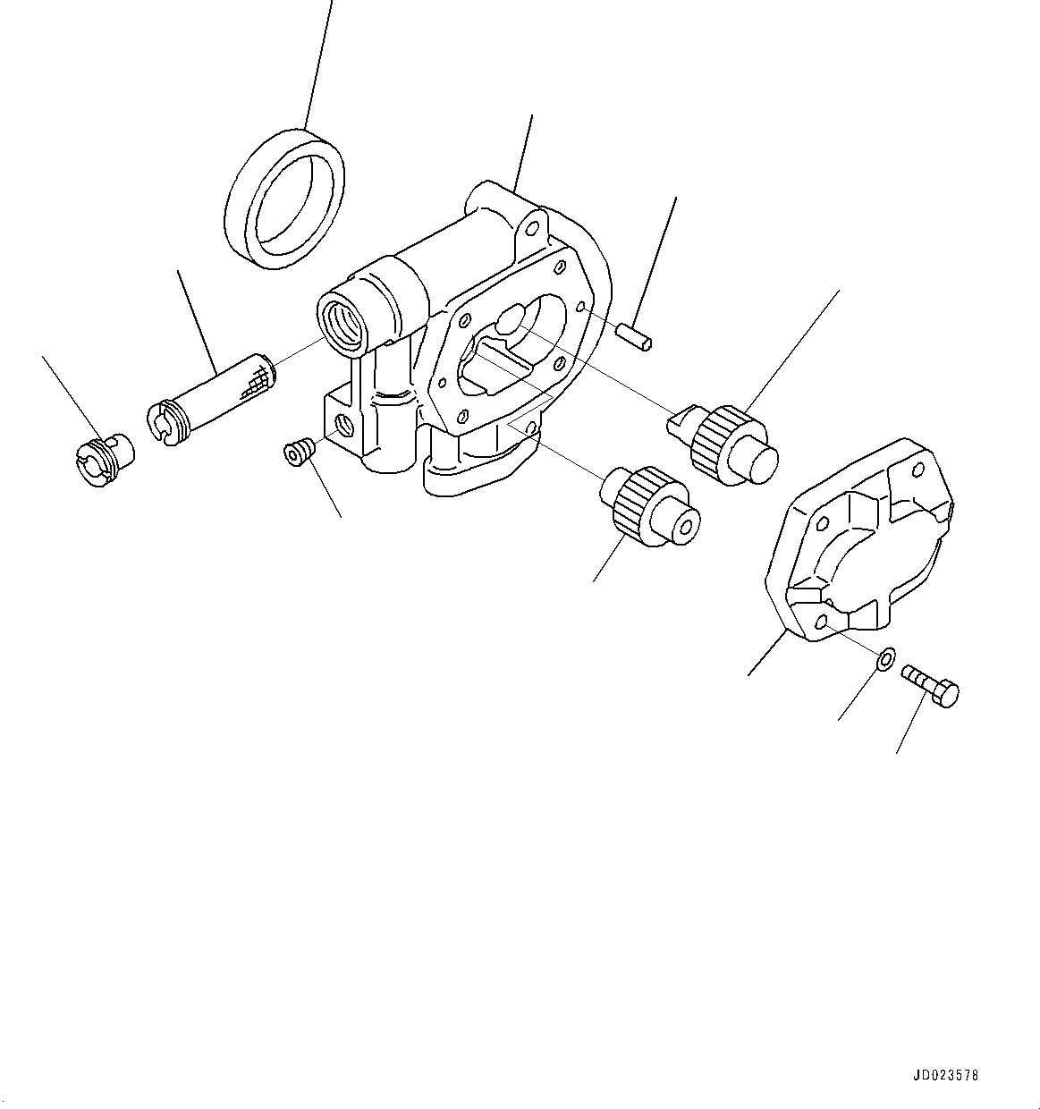 Схема запчастей Komatsu WA900-3E0 - ГИДРОТРАНСФОРМАТОР И ТРАНСМИССИЯ, ВНУТР. ЧАСТИ, ПЕРЕКЛЮЧАТЕЛЬ НАСОС (/7) (№9-) ГИДРОТРАНСФОРМАТОР И ТРАНСМИССИЯ