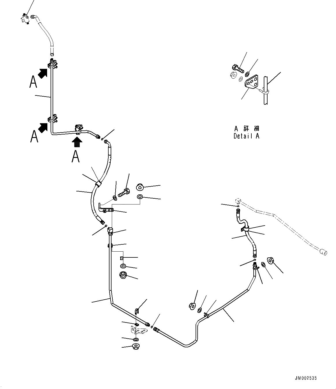 Схема запчастей Komatsu WA900-3E0 - ГИДРОЛИНИЯ, TRANSDUCER (№9-) ГИДРОЛИНИЯ