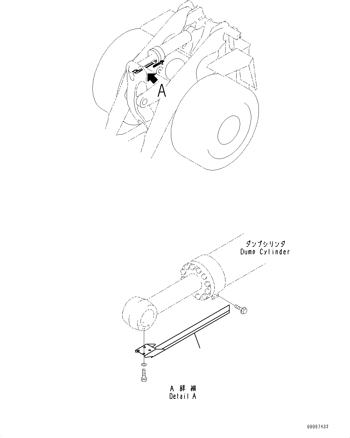Схема запчастей Komatsu WA900-3E0 - ПОЗИЦИОНЕР КОВША(№78-) КОВШ ПОЗИЦИОНЕР, БЕЗ НАКЛОН. ОГРАНИЧИТЕЛЬ
