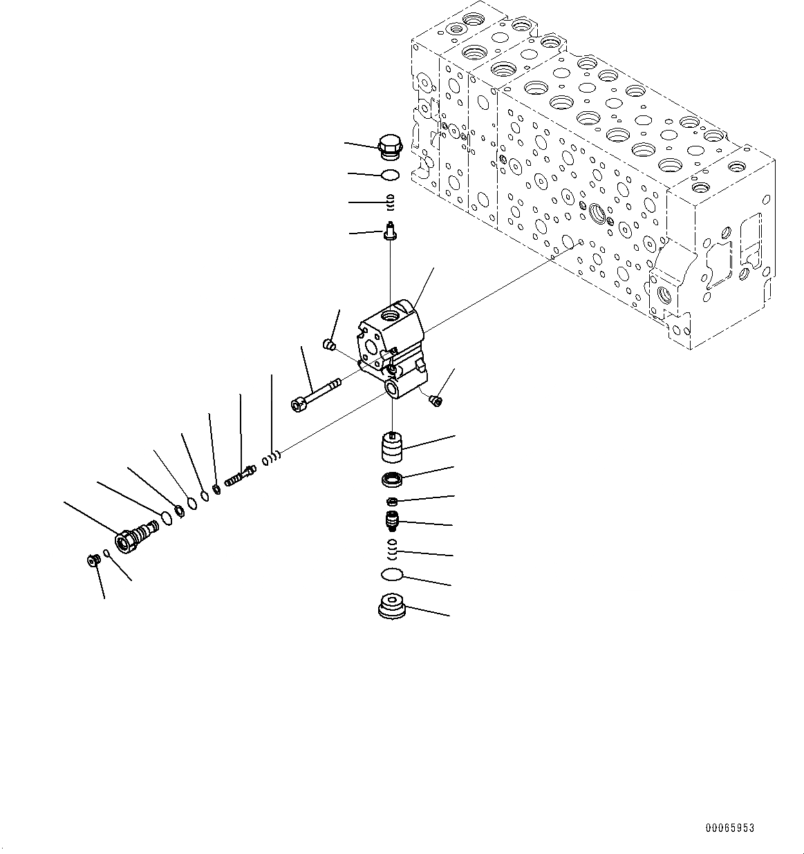 Схема запчастей Komatsu PC490LC-10 - УПРАВЛЯЮЩ. КЛАПАН, 8-СЕКЦИОНН. (8/) (№8-) УПРАВЛЯЮЩ. КЛАПАН, С -СЕРВИСНЫЙ КЛАПАН
