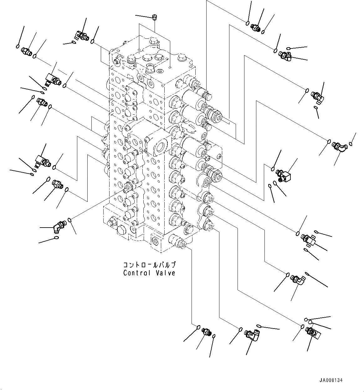 Схема запчастей Komatsu PC490LC-10 - УПРАВЛЯЮЩ. КЛАПАН, УПРАВЛЯЮЩ. КЛАПАН КОМПОНЕНТЫ (/) (№8-) УПРАВЛЯЮЩ. КЛАПАН, С -ДОПОЛН. АКТУАТОР ТРУБЫ, АККУМУЛЯТОР, ДЛЯ СТРАН ЕС ARRANGEMENT