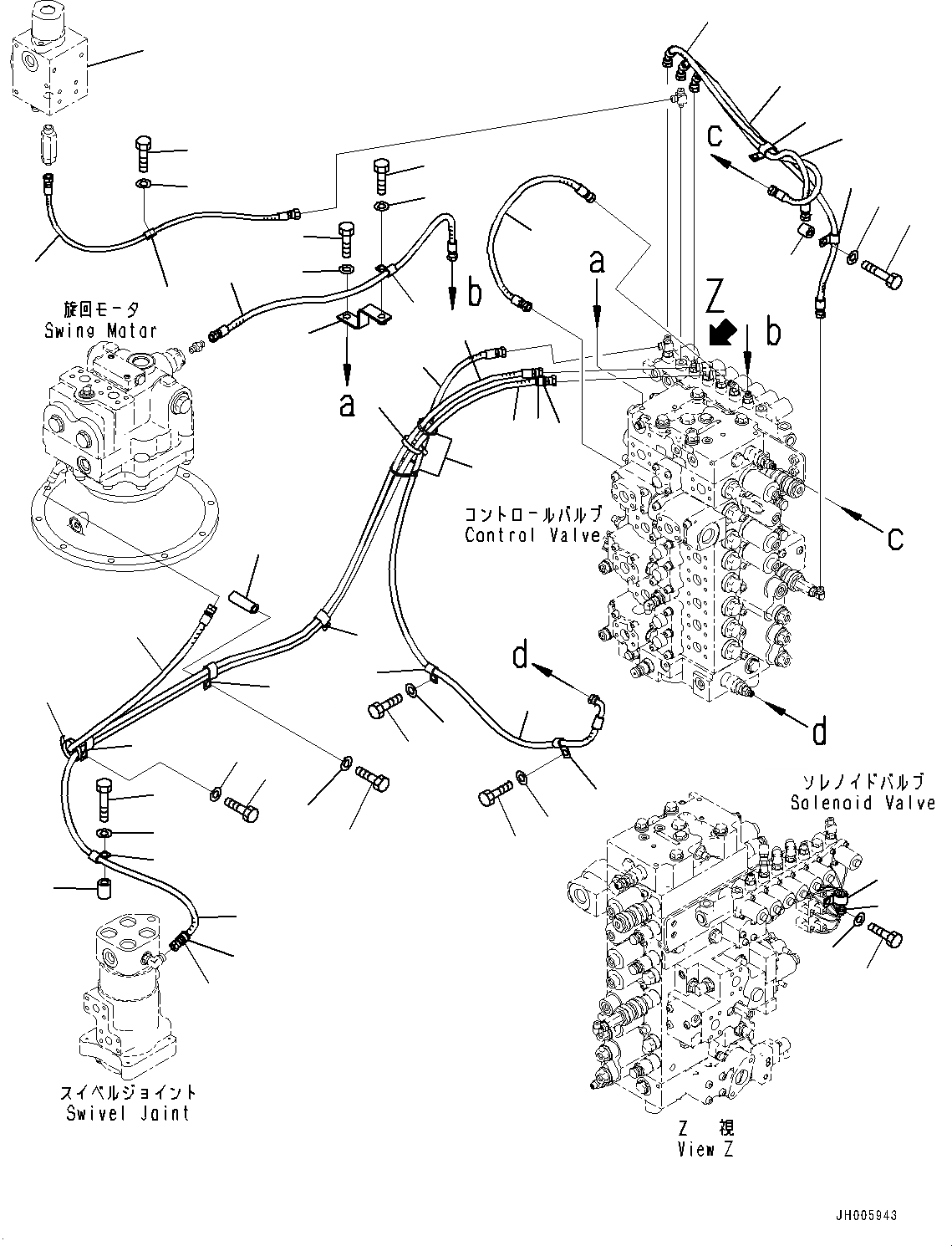 Схема запчастей Komatsu PC490LC-10 - СОЛЕНОИДНЫЙ КЛАПАН ТРУБЫ, ТРУБЫ (№8-) СОЛЕНОИДНЫЙ КЛАПАН ТРУБЫ, С -ДОПОЛН. АКТУАТОР ТРУБЫ, АККУМУЛЯТОР