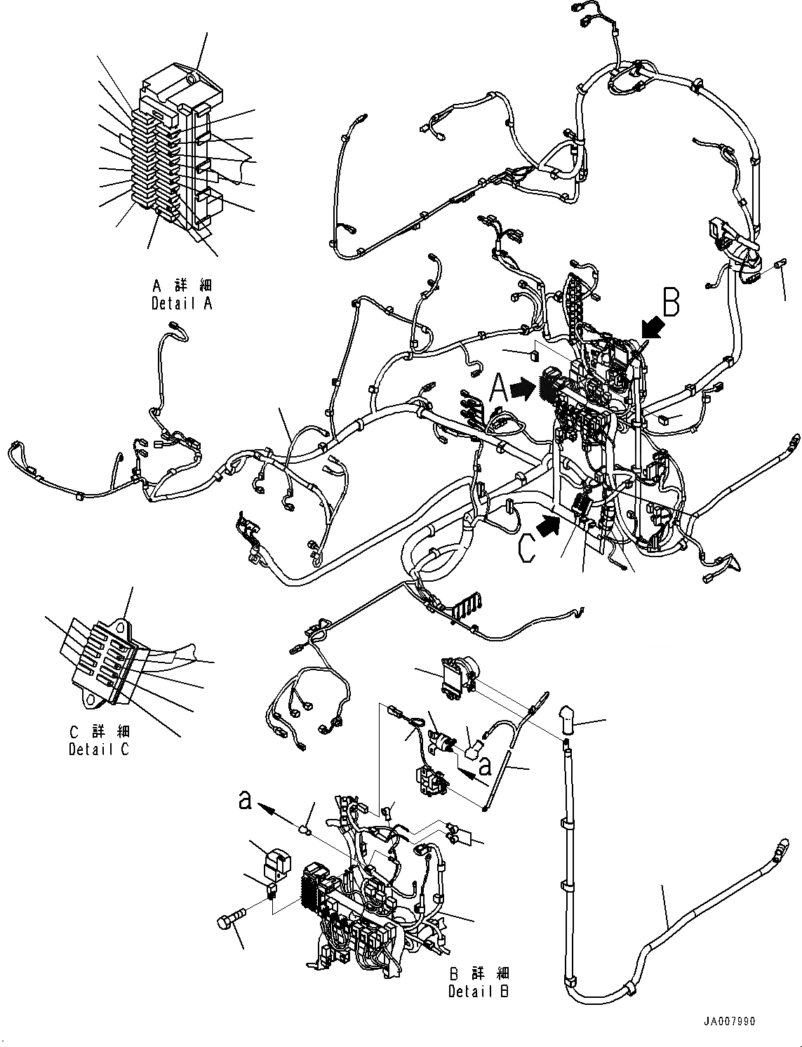 Схема запчастей Komatsu PC240LC-10 - КАБИНА И ОСНОВН. КОНСТРУКЦИЯ ГРУППА, ПОЛ, ПРОВОДКА (№9-) КАБИНА И ОСНОВН. КОНСТРУКЦИЯ ГРУППА, С ВОЗД. ПОДВЕСКА СИДЕНЬЕ ОПЕРАТОРА, ПРАВ. И ЗАДН. ФИКС. ОКНА, -ДОПОЛН. АКТУАТОР ТРУБЫ, ACCUMU